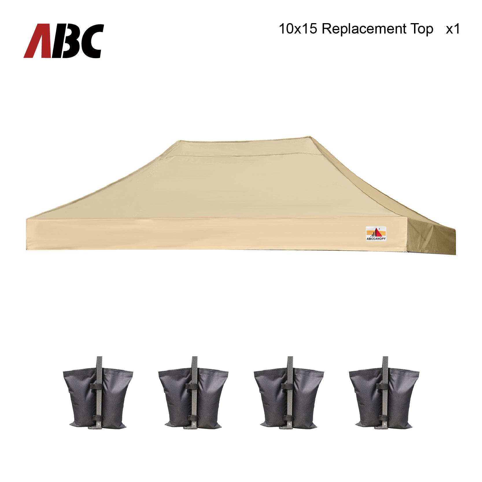 ABCCANOPY Replacement Top Cover for 8x8/10x10/10x15/10x20 Pop Up Canopy