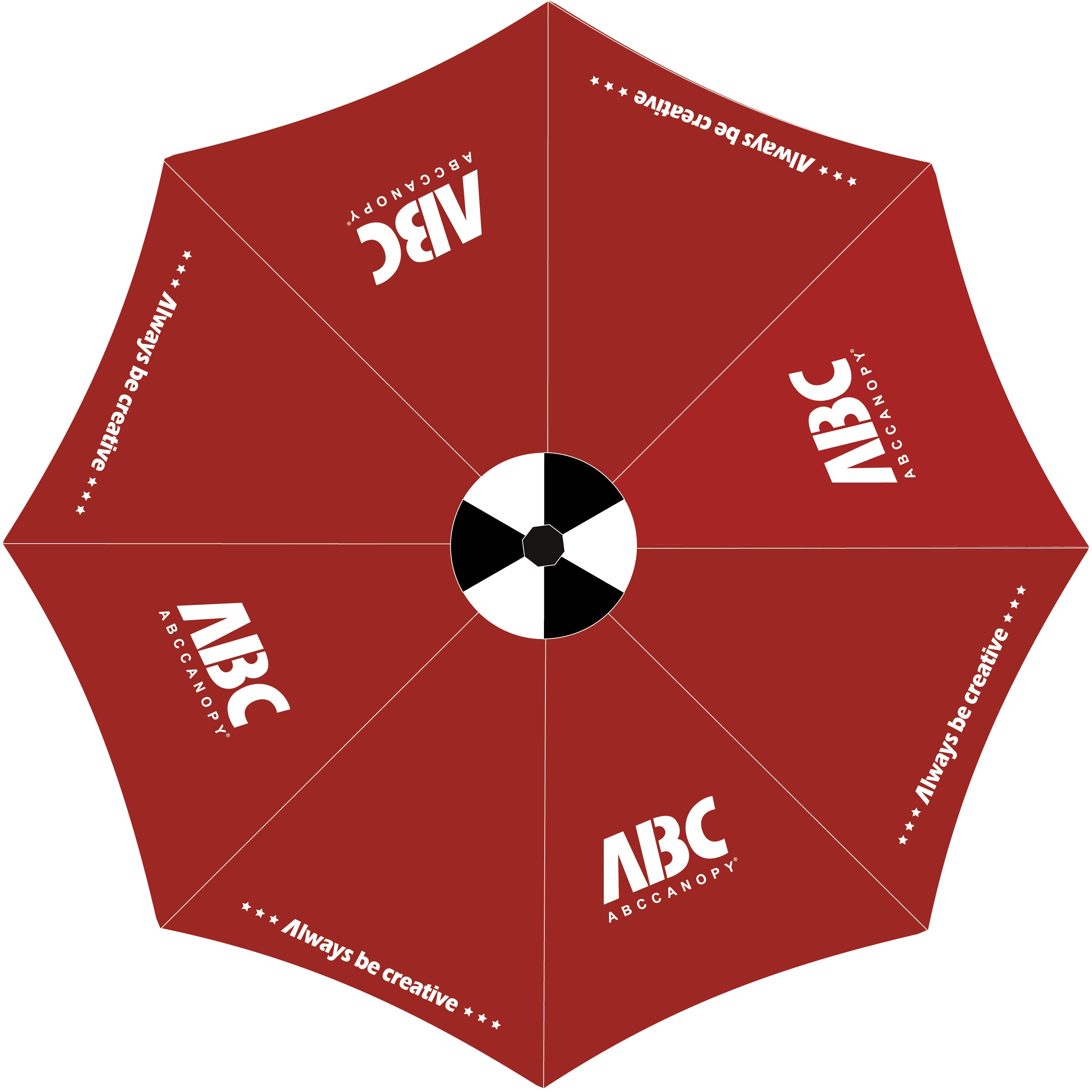 ABCCANOPY Custom Outdoor Patio Umbrella 9FT