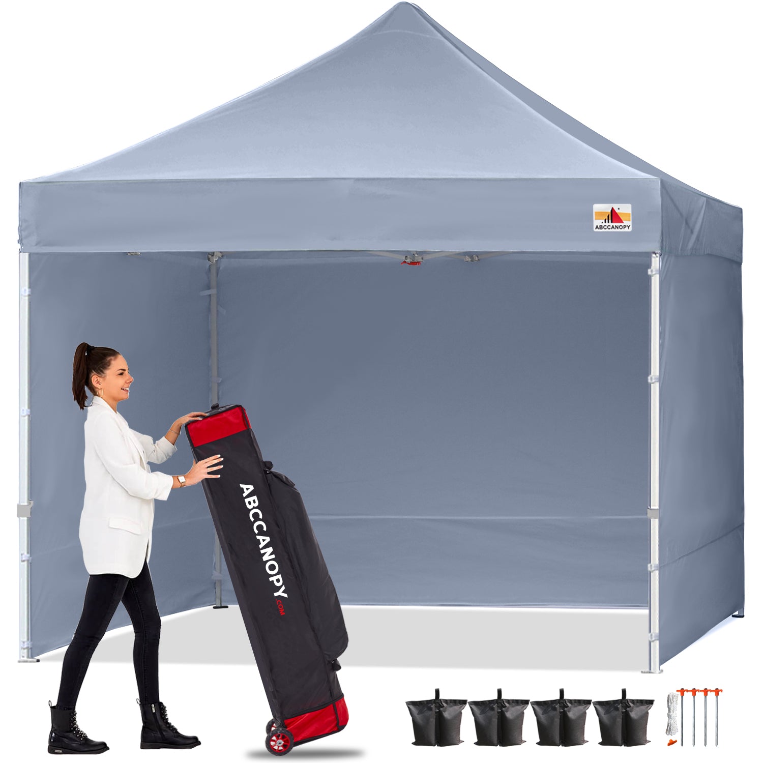 ABCCANOPY S1 Commercial Pop Up 10x10/10x15/10x20 Canopy Tent with Sidewalls