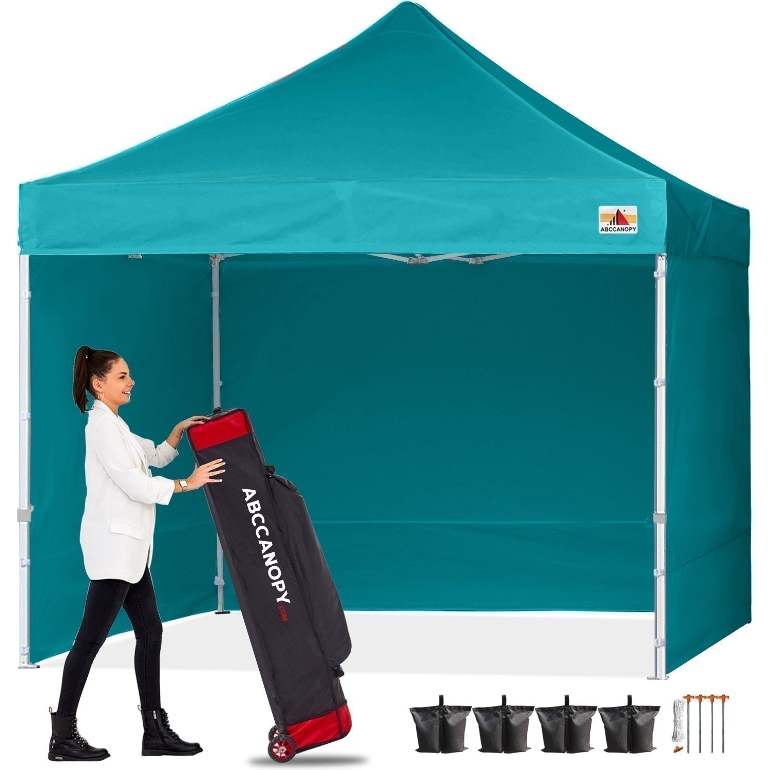 ABCCANOPY S1 Commercial Pop Up 10x10/10x15/10x20 Canopy Tent with Sidewalls