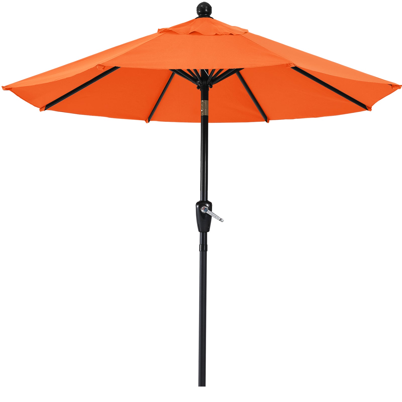 ABCCANOPY Outdoor Waterproof Table 8 Ribs Umbrella with Push Button Tilt and Crank