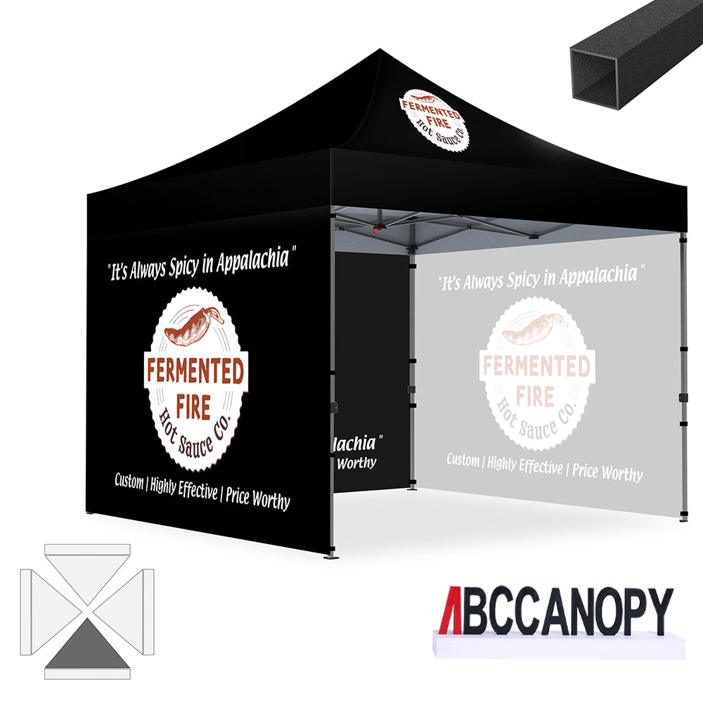 ABCCANOPY Custom Canopy Tent 10x10/10x15/10x20 Pop Up Shelter (S1 Commercial)