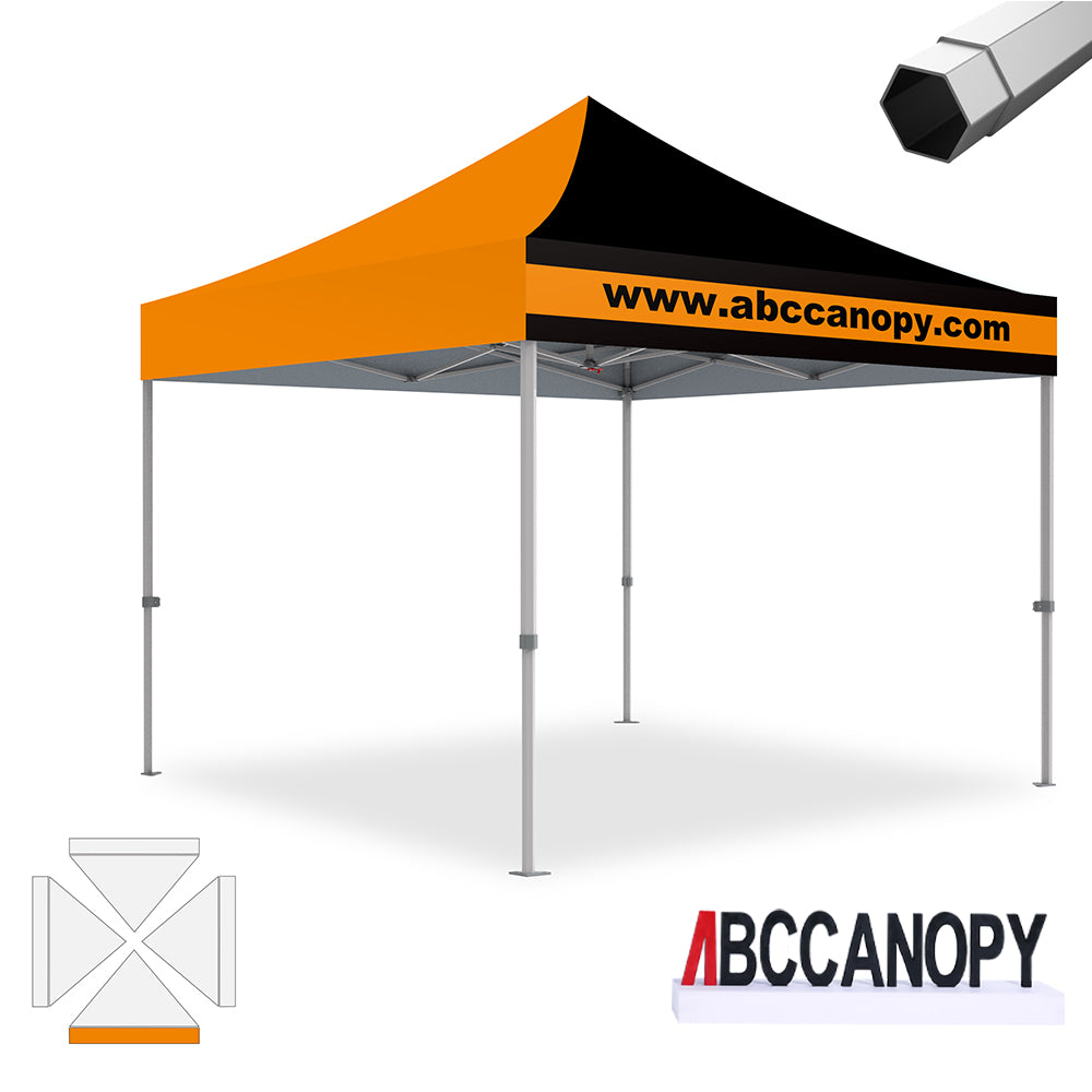 ABCCANOPY S1/S2/S3 Professional Super Duty Aluminum 10x10 Custom Canopy Tent