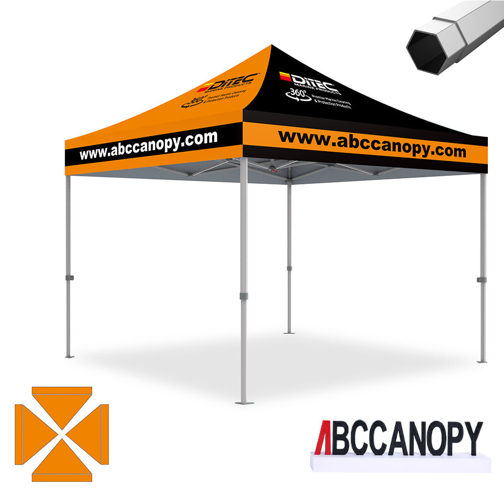 ABCCANOPY S1/S2/S3 Professional Super Duty Aluminum 10x10 Custom Canopy Tent