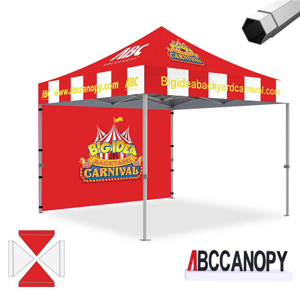 ABCCANOPY Custom Canopy Tent 10x10/10x15/10x20 Brand Union (S1 & S2 Premium)