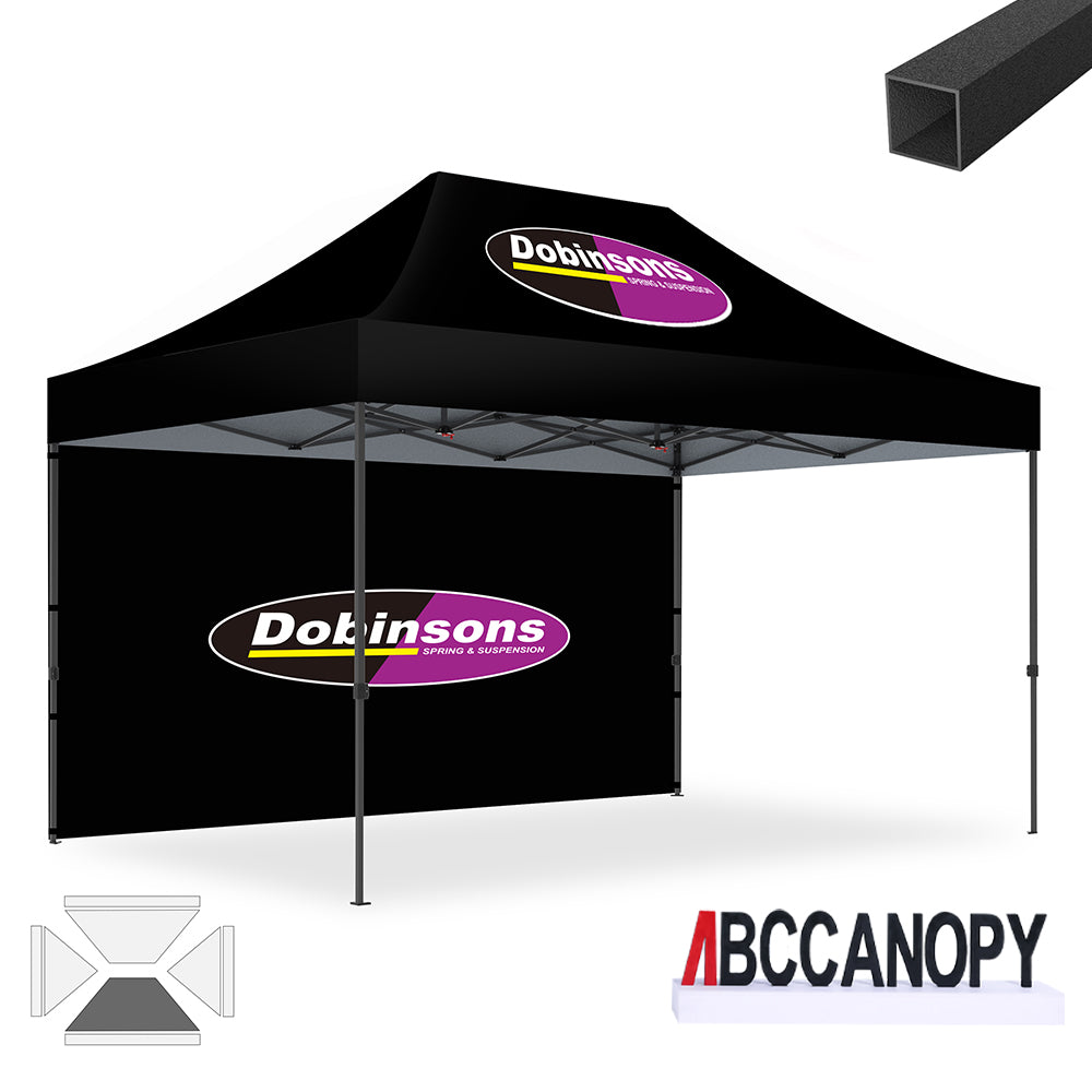 ABCCANOPY Custom Canopy Tent 10x10/10x15/10x20 Pop Up Shelter (S1 Commercial)