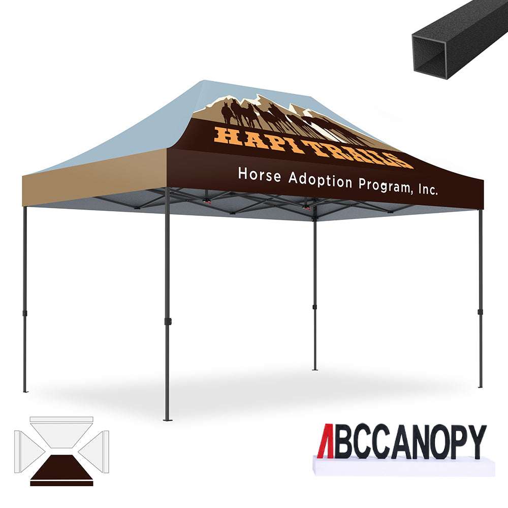 ABCCANOPY Custom Canopy Tent 10x10/10x15/10x20 Pop Up Shelter (S1 Commercial)