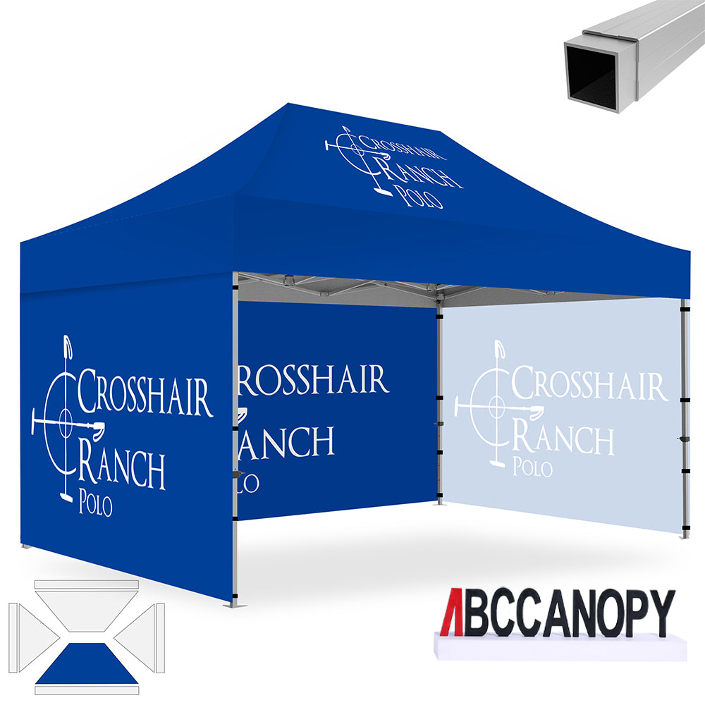 ABCCANOPY Custom Canopy Tent 10x10/10x15/10x20 Aluminum Pop Up Shelter (S3 Professional)