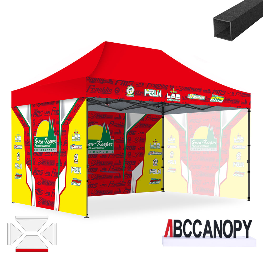 ABCCANOPY Custom Canopy Tent 10x10/10x15/10x20 Pop Up Shelter (S1 Commercial)