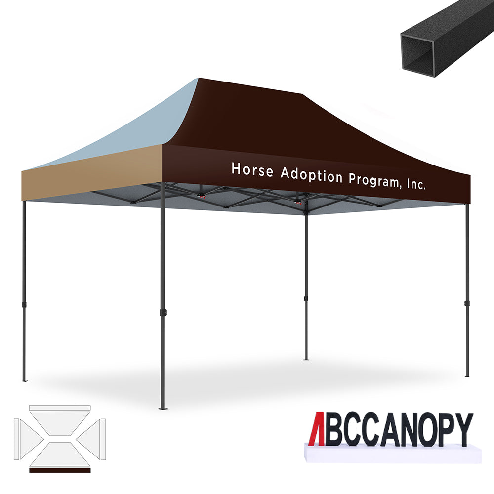 ABCCANOPY Custom Canopy Tent 10x10/10x15/10x20 Pop Up Shelter (S1 Commercial)