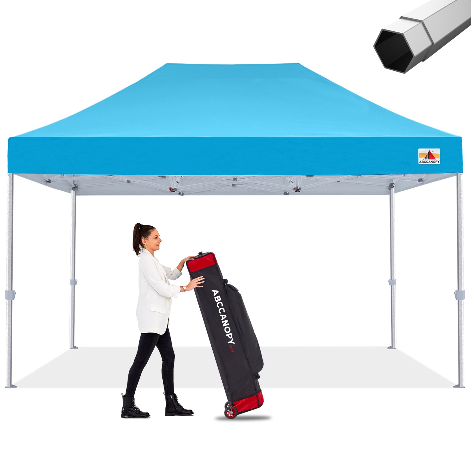 ABCCANOPY S2 Premium Heavy Duty 8x8/10x10/10x15/10x20 Pop Up Canopy Tent