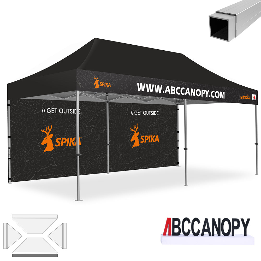 ABCCANOPY Custom Canopy Tent 10x10/10x15/10x20 Aluminum Pop Up Shelter (S3 Professional)