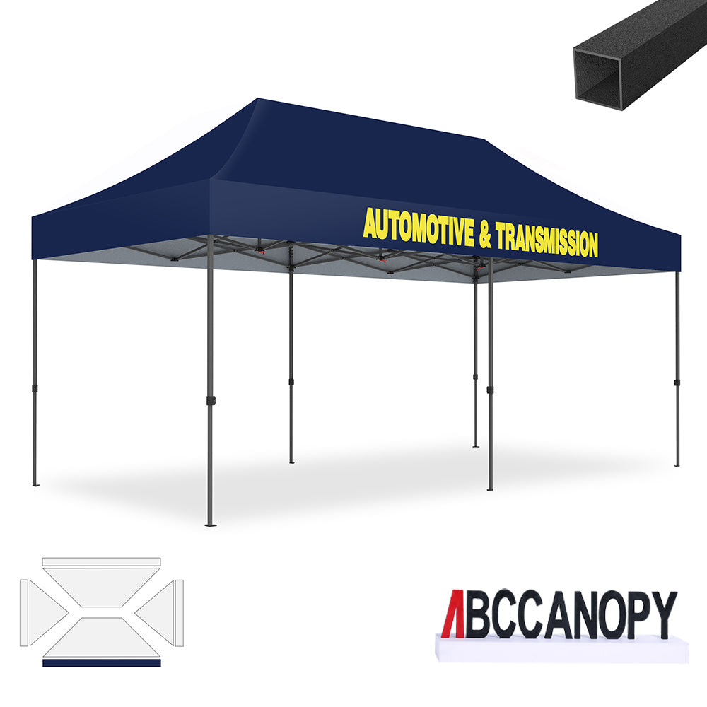 ABCCANOPY Custom Canopy Tent 10x10/10x15/10x20 Pop Up Shelter (S1 Commercial)