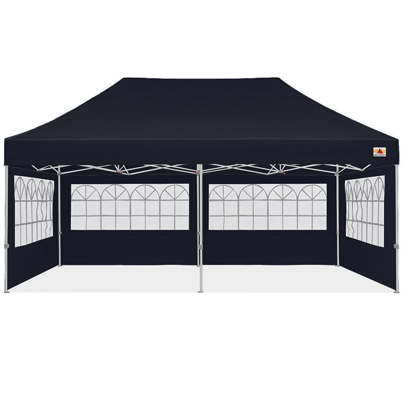 ABCCANOPY Pop up Church Canopy Tent with Window Sidewalls for 8x8, 10x10, 10x15, 10x20 (S1 Commercial)