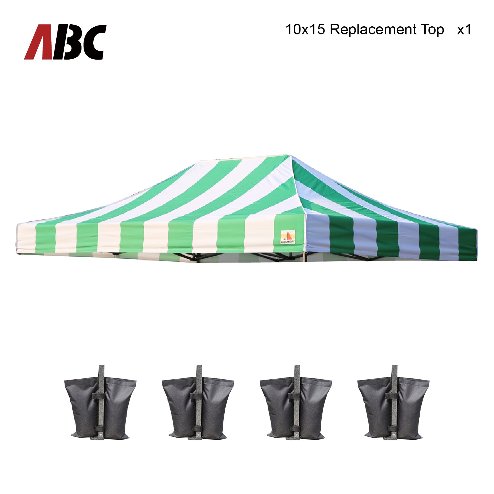 ABCCANOPY Replacement Top Cover for 8x8/10x10/10x15/10x20 Pop Up Canopy