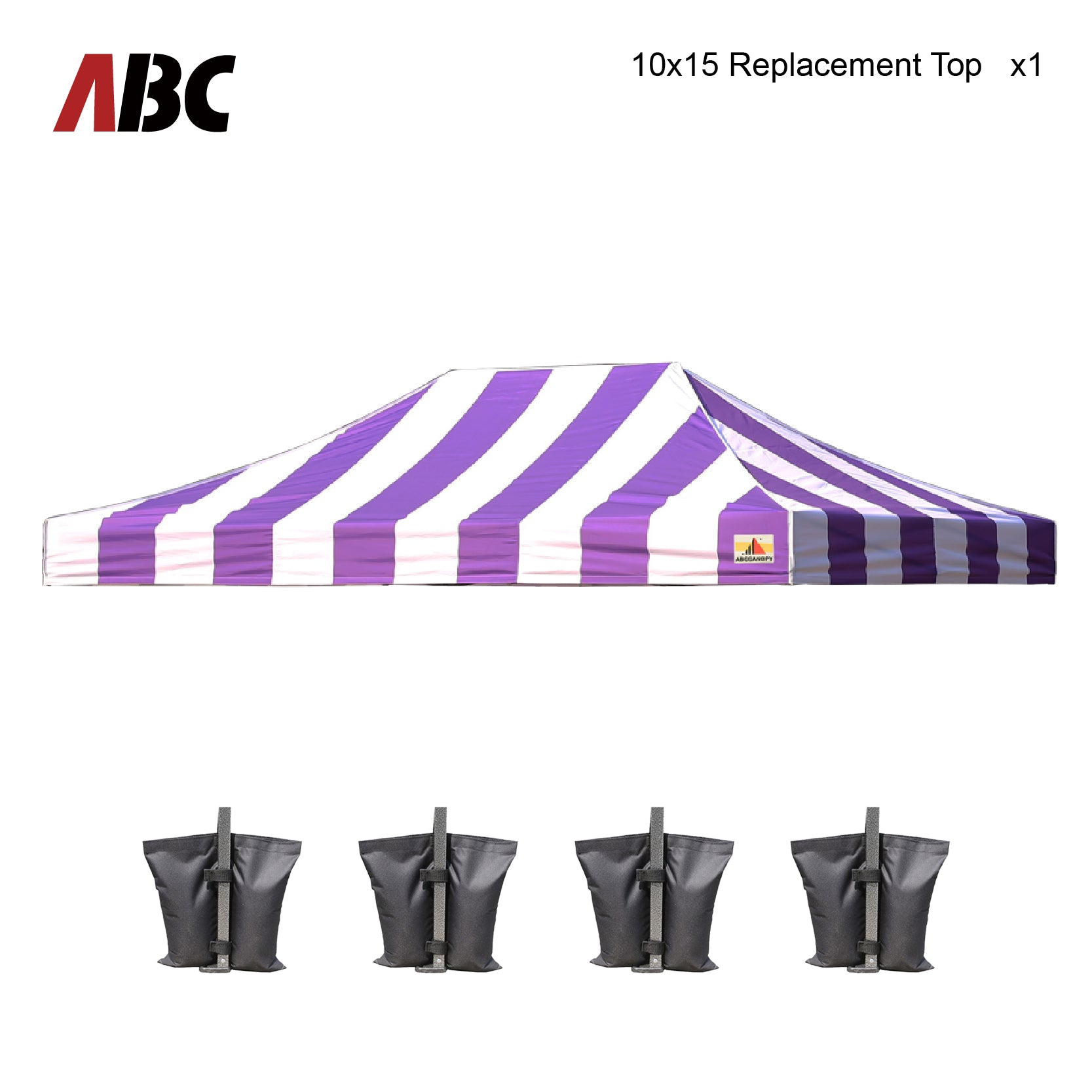 ABCCANOPY Replacement Top Cover for 8x8/10x10/10x15/10x20 Pop Up Canopy