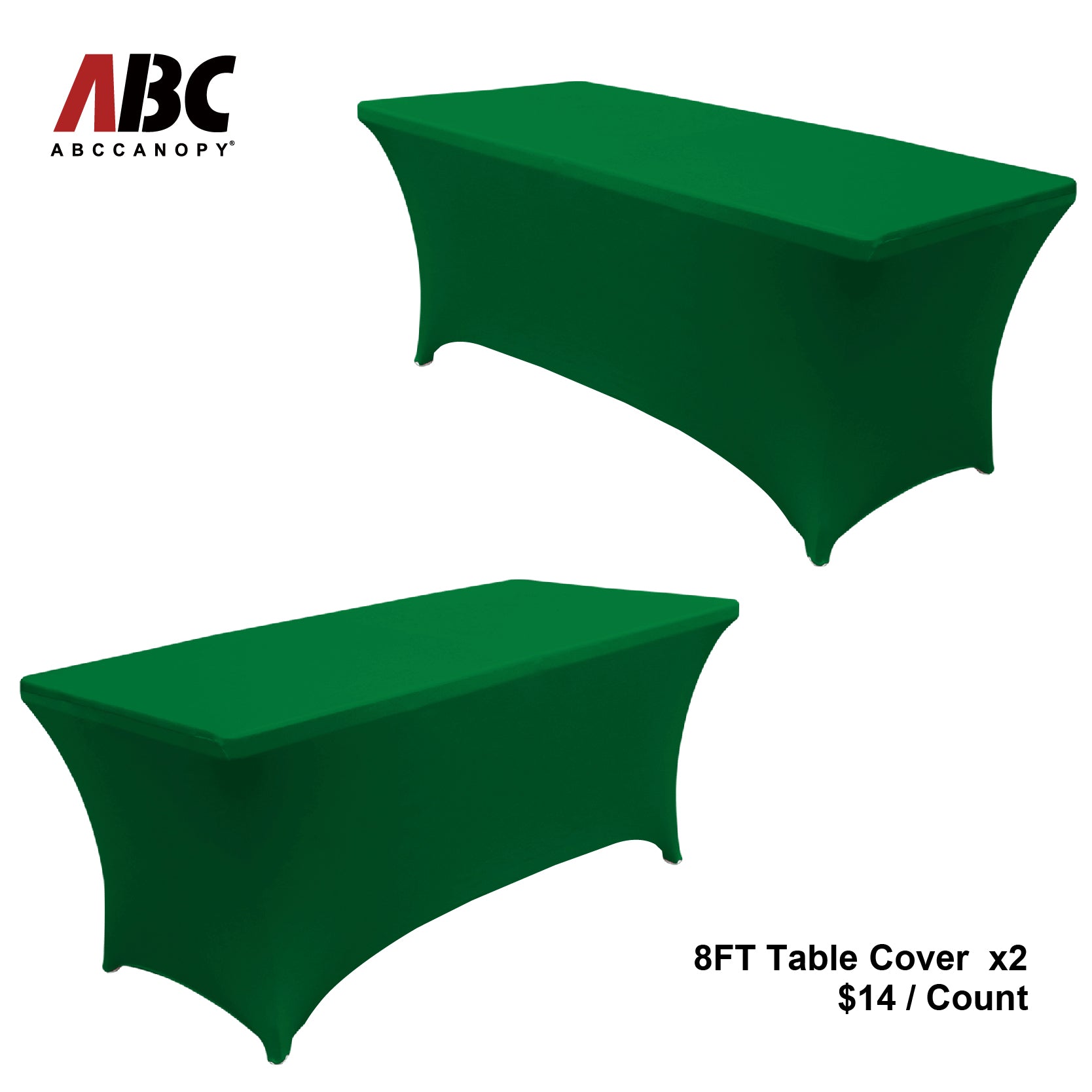 ABCCANOPY Spandex Tablecloths for Home Rectangular Table (Full encirclement)