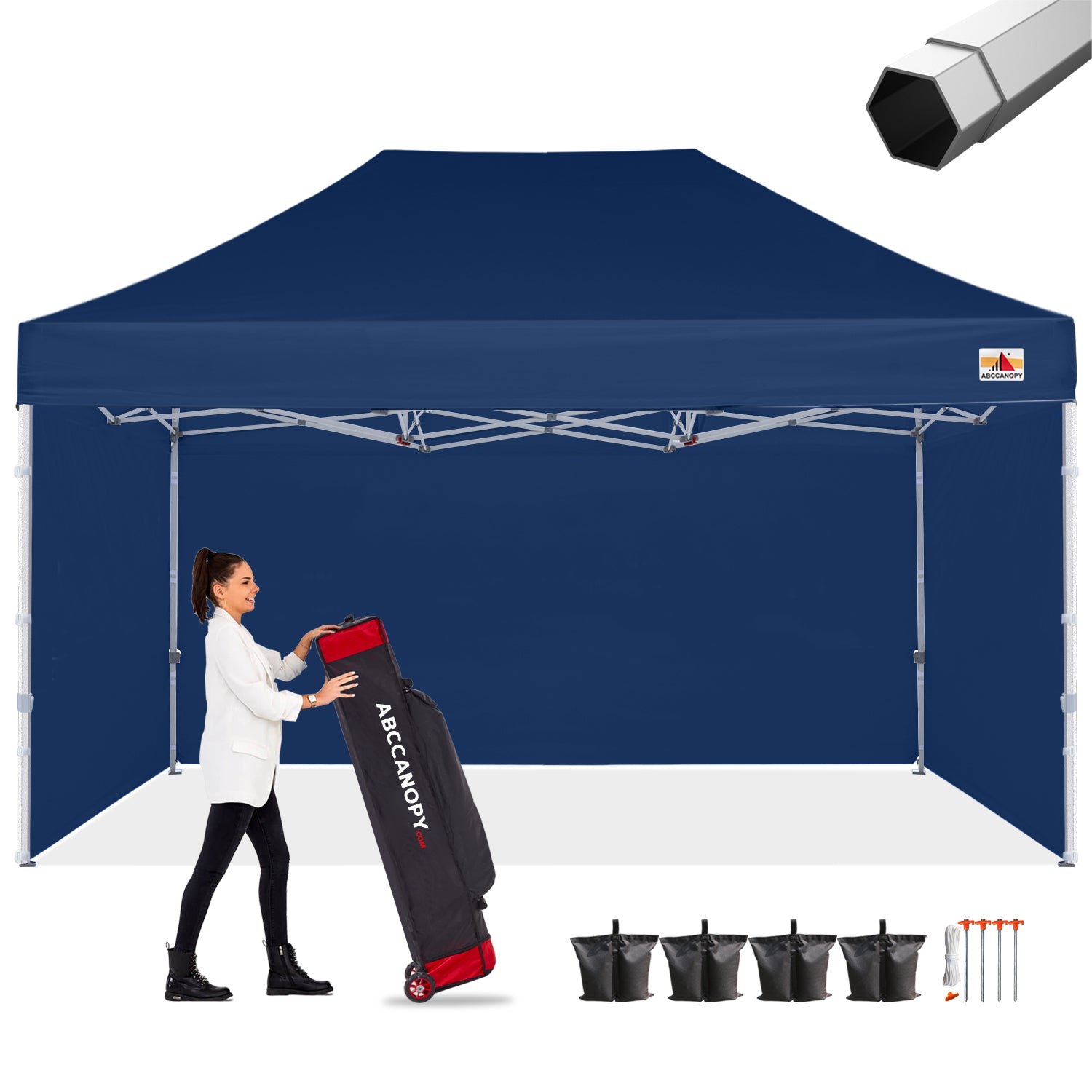 ABCCANOPY S2 Premium Heavy Duty 10x10/10x15/10x20 Canopy Tent with Sidewalls