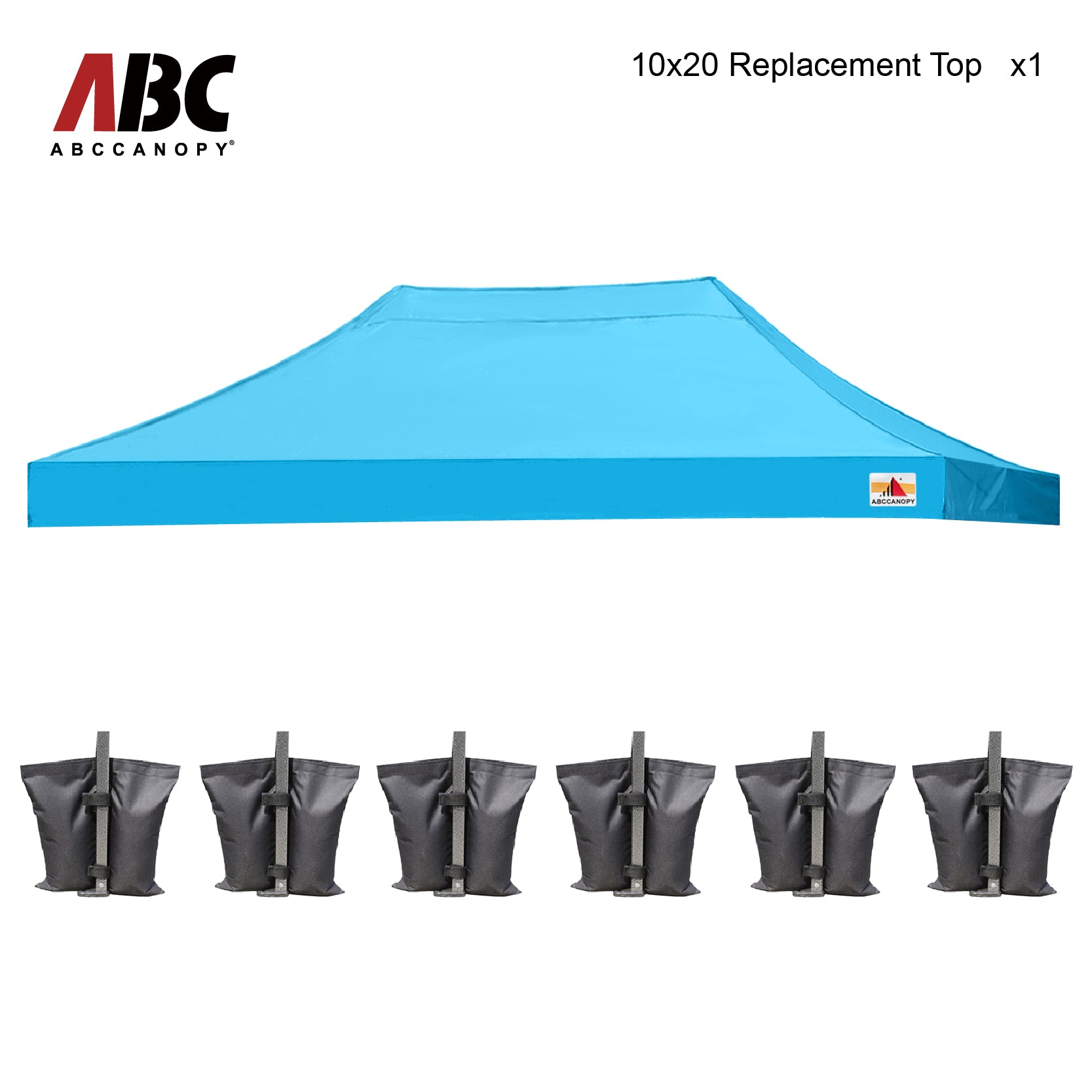 ABCCANOPY Replacement Top Cover for 8x8/10x10/10x15/10x20 Pop Up Canopy