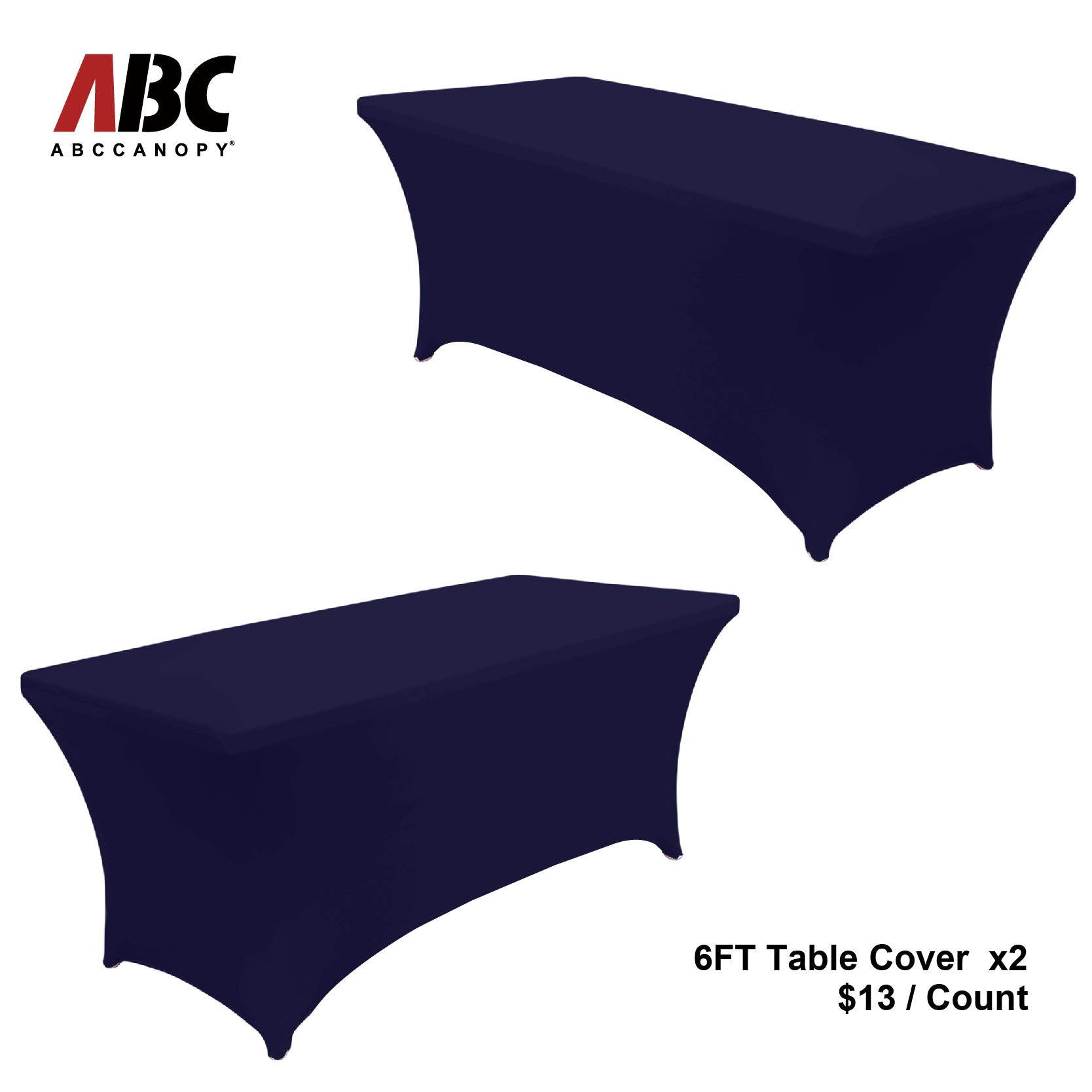 ABCCANOPY Spandex Tablecloths for Home Rectangular Table (Full encirclement)