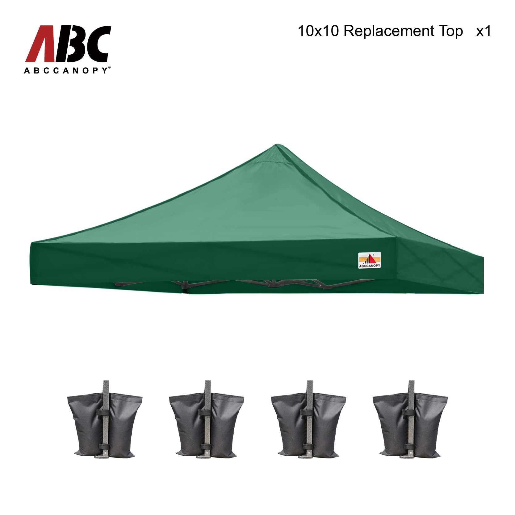 ABCCANOPY Replacement Top Cover for 8x8/10x10/10x15/10x20 Pop Up Canopy