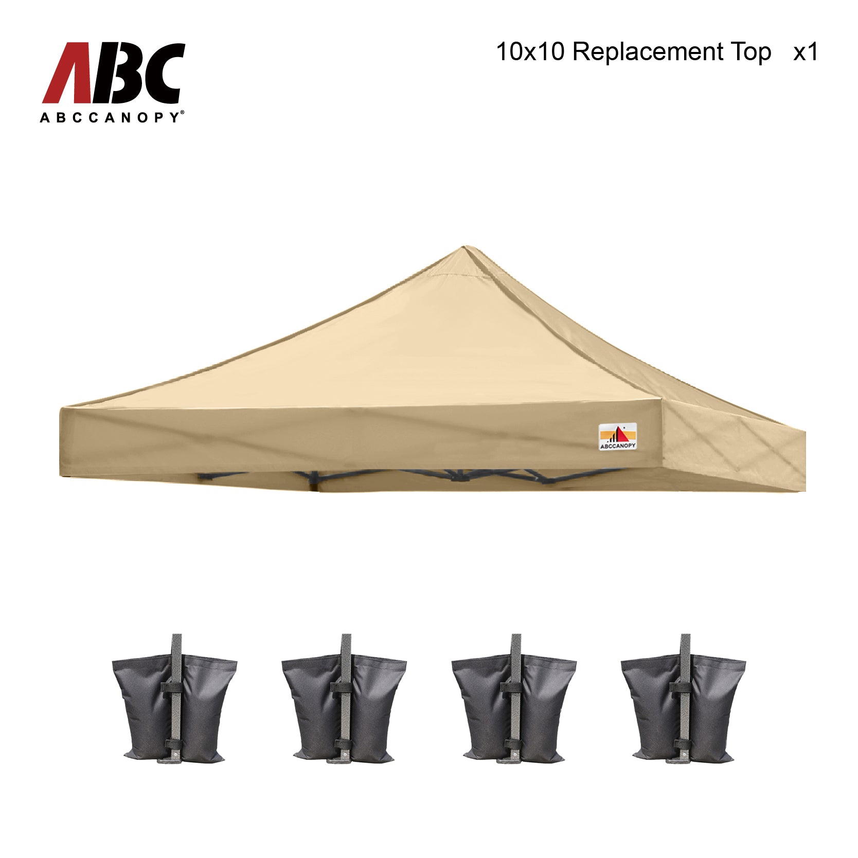 ABCCANOPY Replacement Top Cover for 8x8/10x10/10x15/10x20 Pop Up Canopy