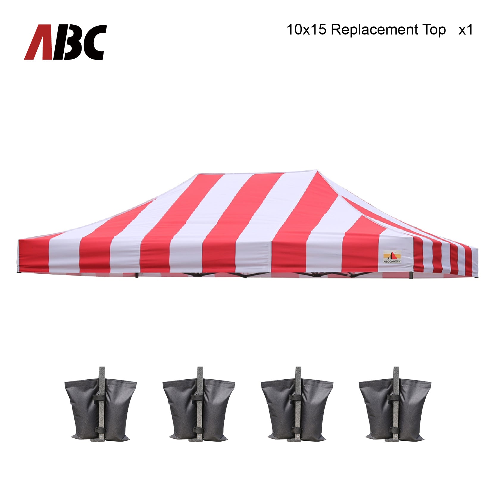 ABCCANOPY Replacement Top Cover for 8x8/10x10/10x15/10x20 Pop Up Canopy