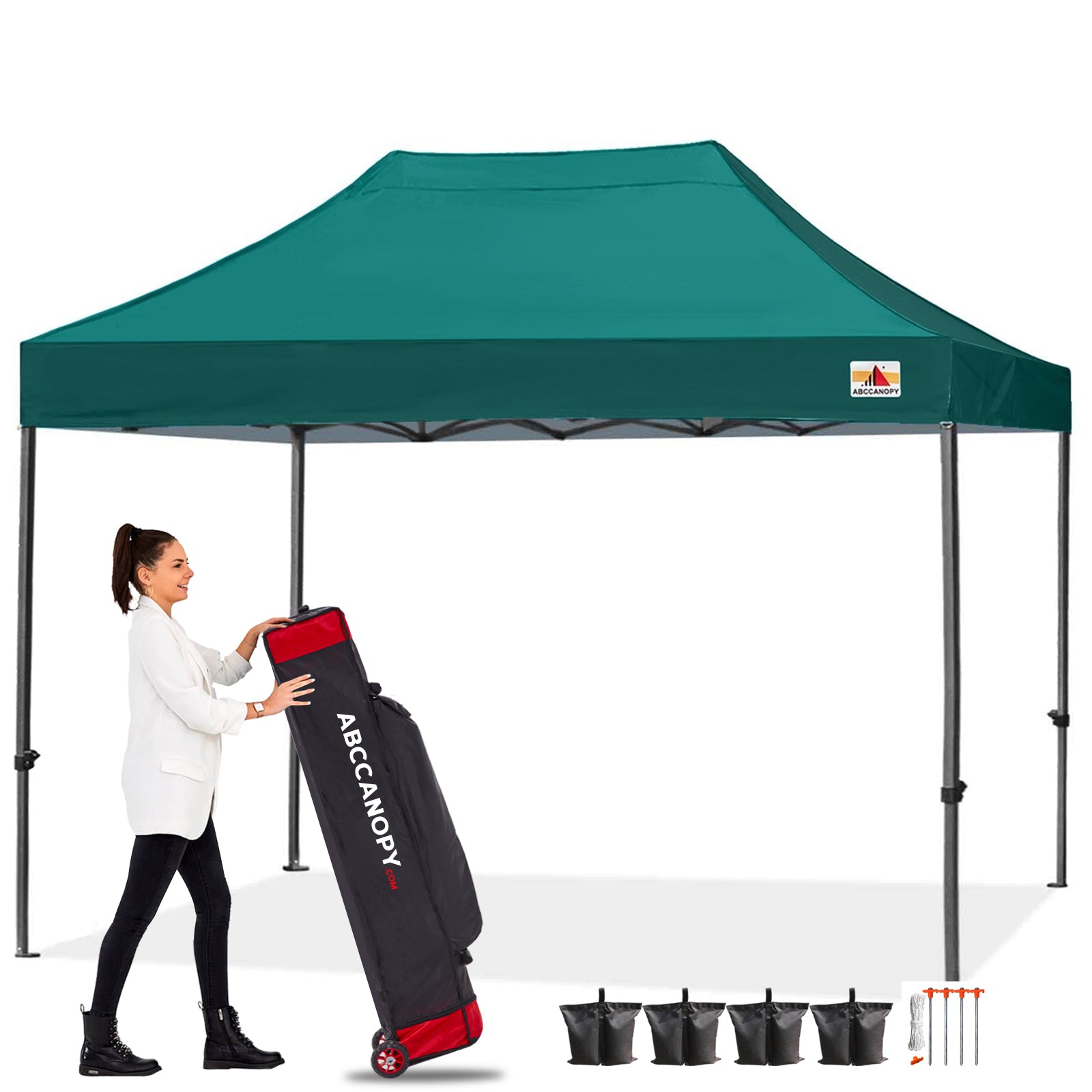 ABCCANOPY S1 Commercial Durable Easy Pop Up Canopy Tent 10x10/10x15/10x20 Instant Shelter