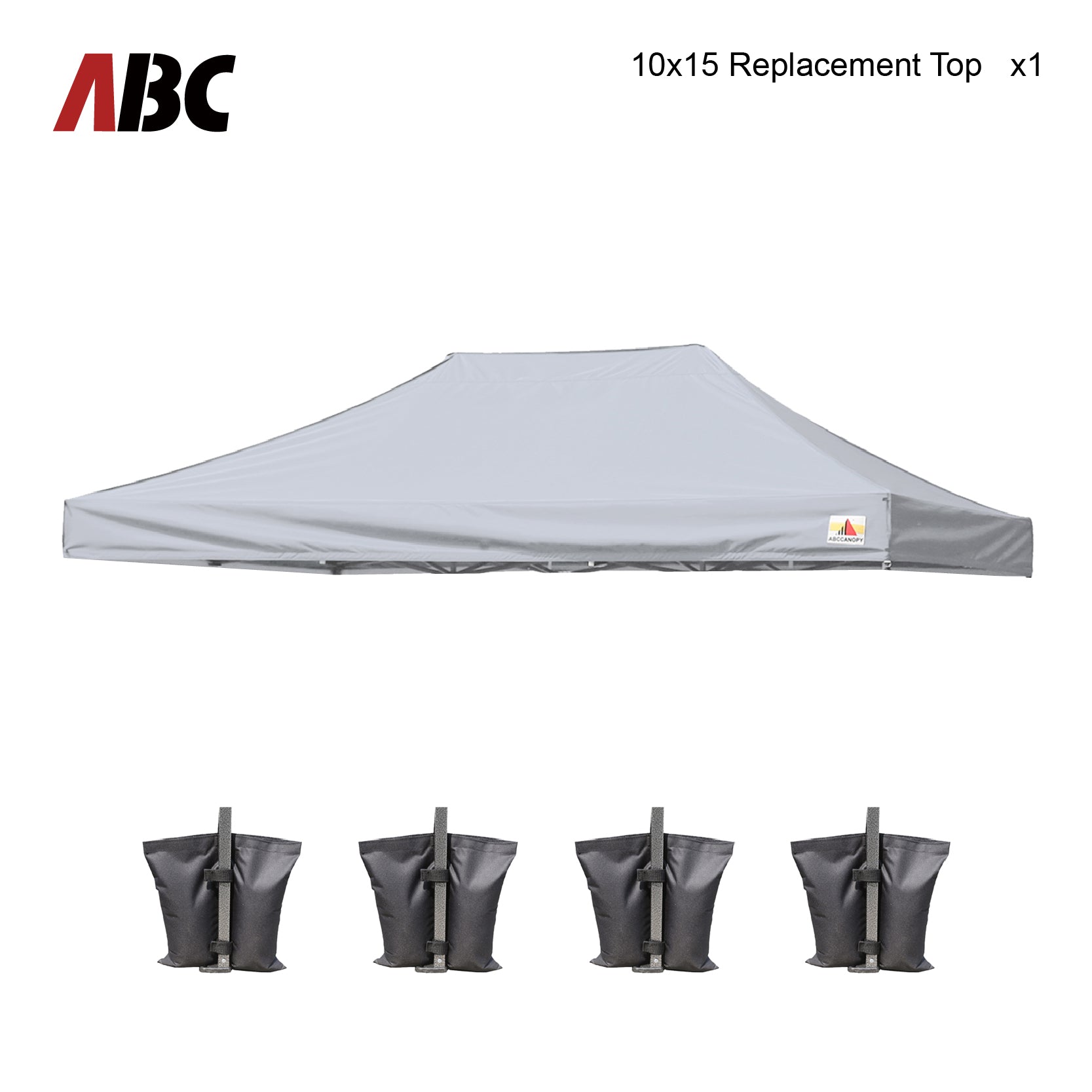 ABCCANOPY Replacement Top Cover for 8x8/10x10/10x15/10x20 Pop Up Canopy