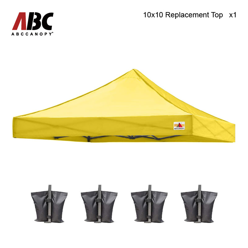 ABCCANOPY Replacement Top Cover for 8x8/10x10/10x15/10x20 Pop Up Canopy