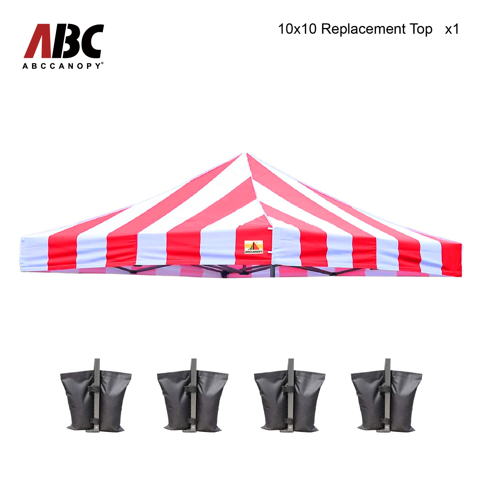 ABCCANOPY Replacement Top Cover for 8x8/10x10/10x15/10x20 Pop Up Canopy