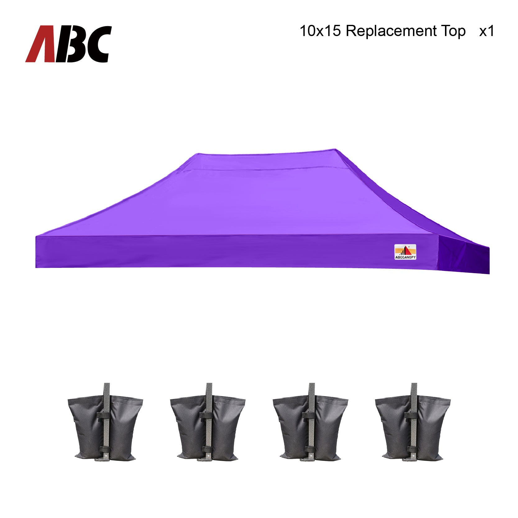 ABCCANOPY Replacement Top Cover for 8x8/10x10/10x15/10x20 Pop Up Canopy