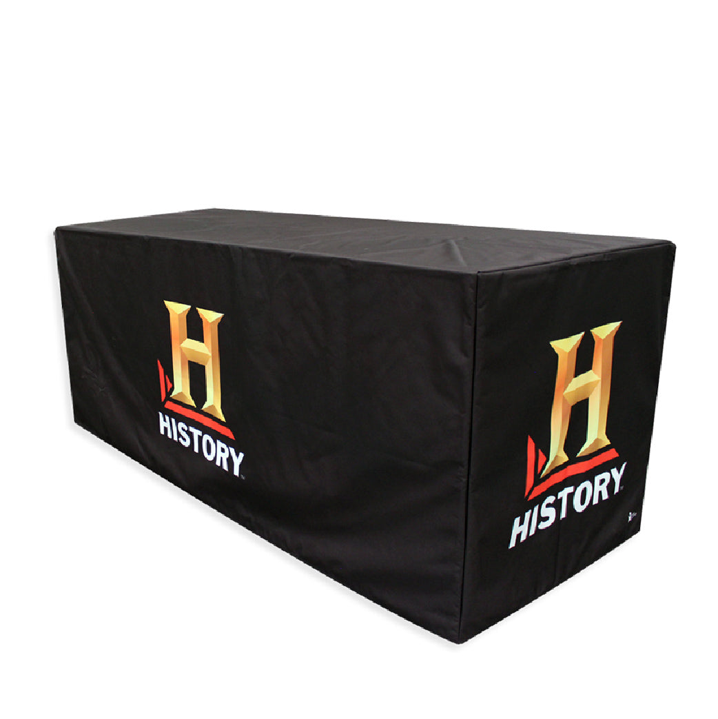 ABCCANOPY Custom 4FT/6FT/8FT Personalized Table Cover with Business Logo Text-UK