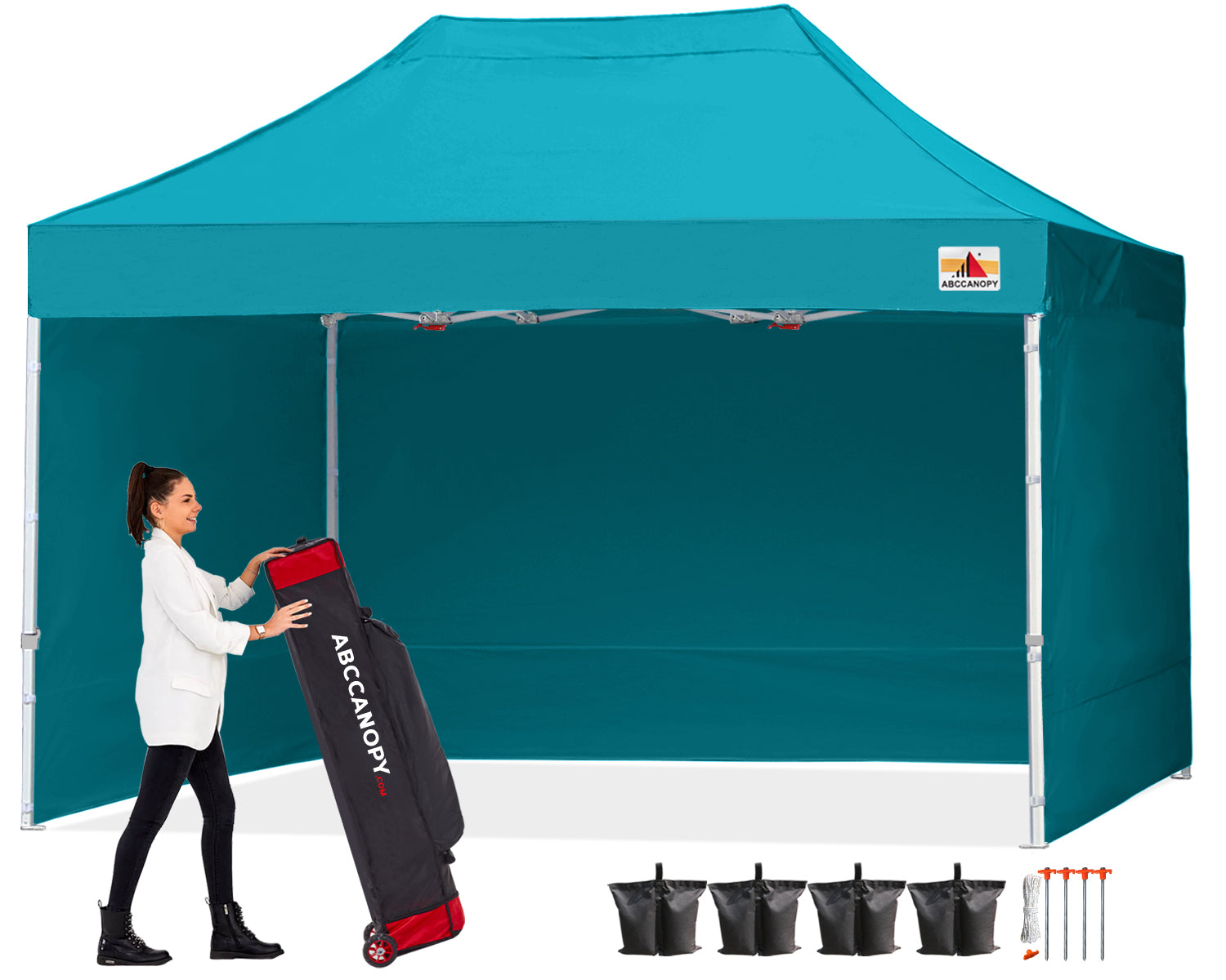 ABCCANOPY S1 Commercial Pop Up 10x10/10x15/10x20 Canopy Tent with Sidewalls