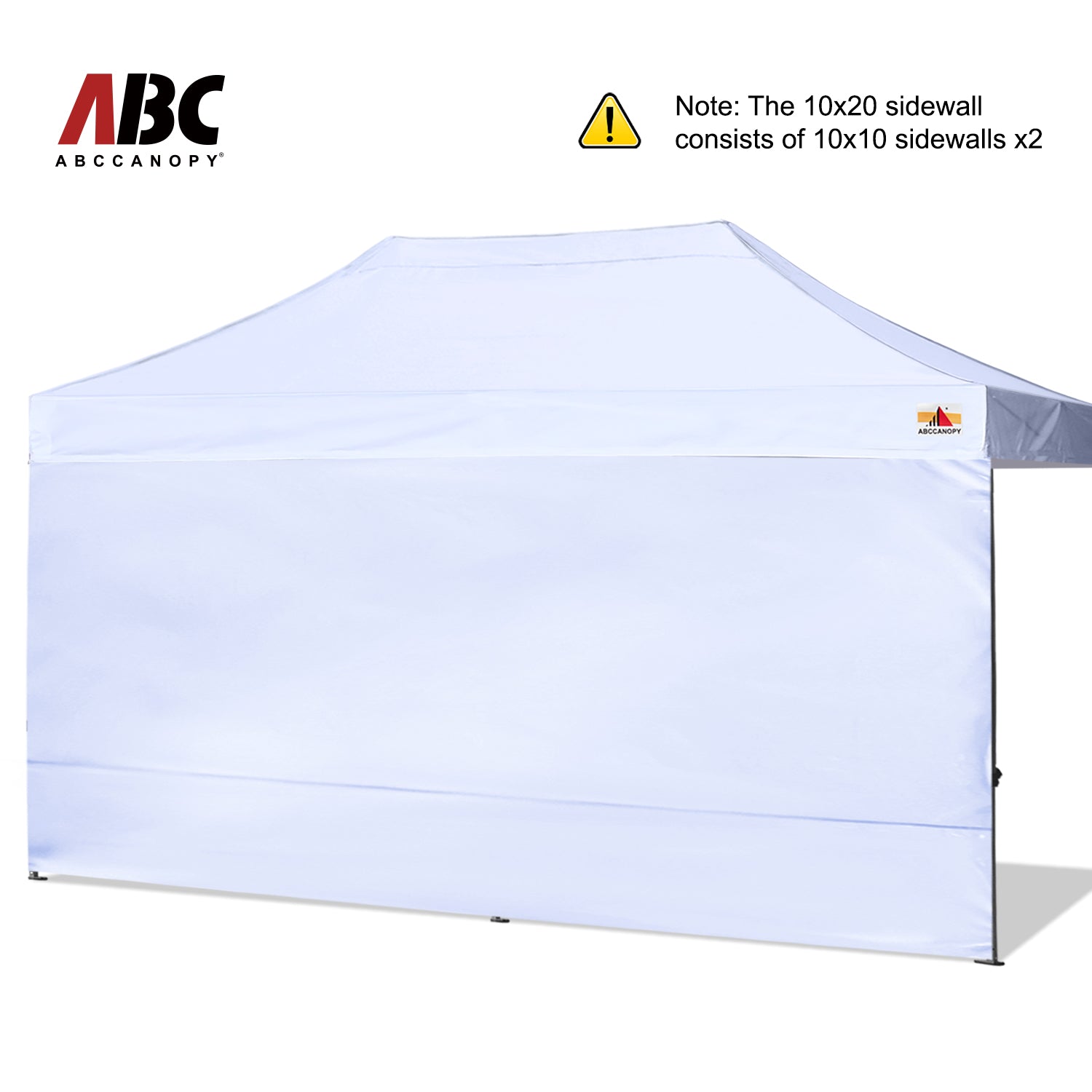 ABCCANOPY Horizontal Velcro Sidewall for 10x10/10x15/10x20 canopy (Overseas)