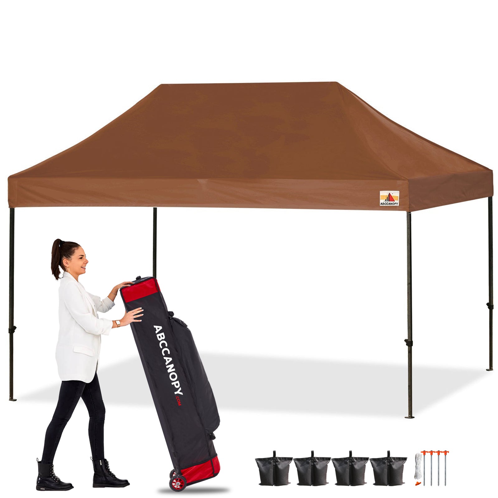 ABCCANOPY S1 Commercial Durable Easy Pop Up Canopy Tent 10x10/10x15/10x20 Instant Shelter