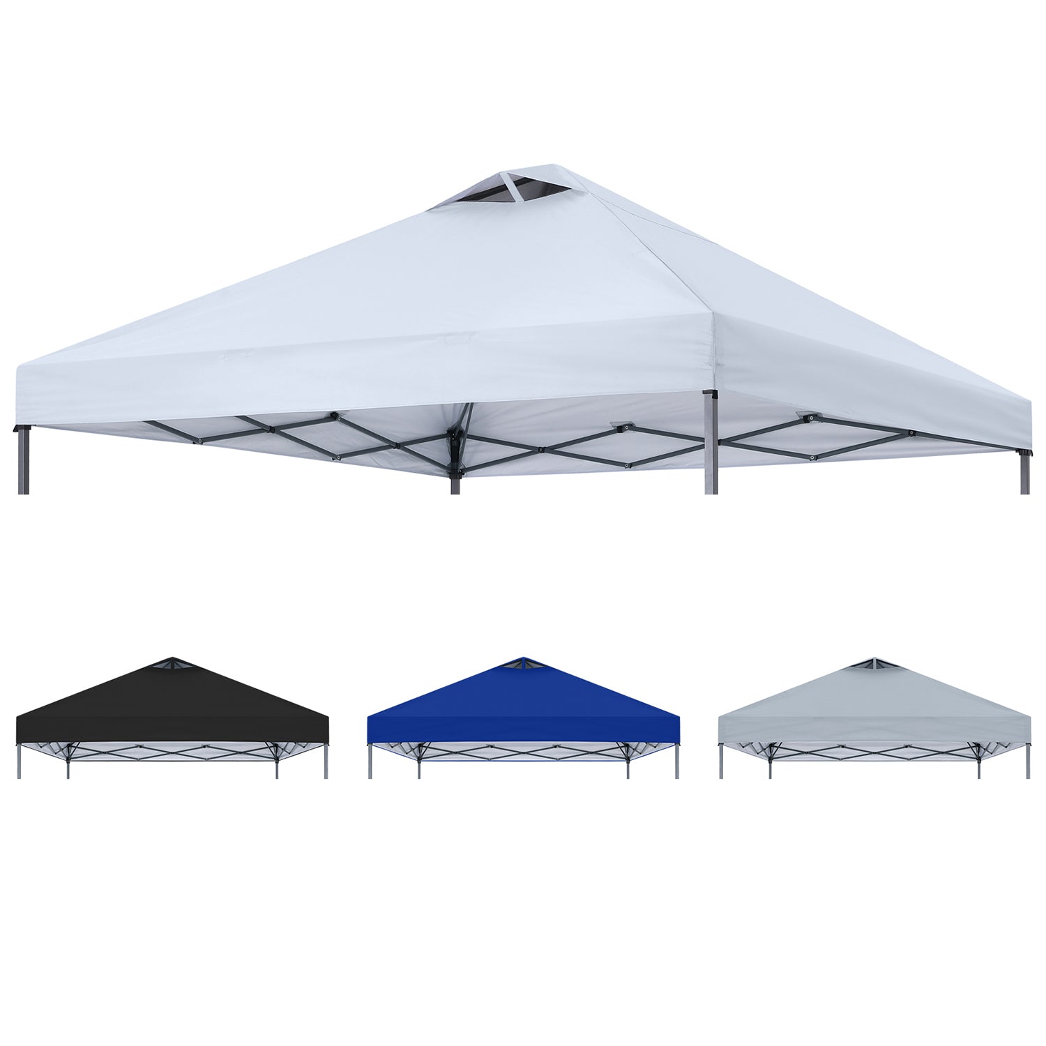 ABCCANOPY 10x10 Replacement Canopy Top Cover with Air Vent