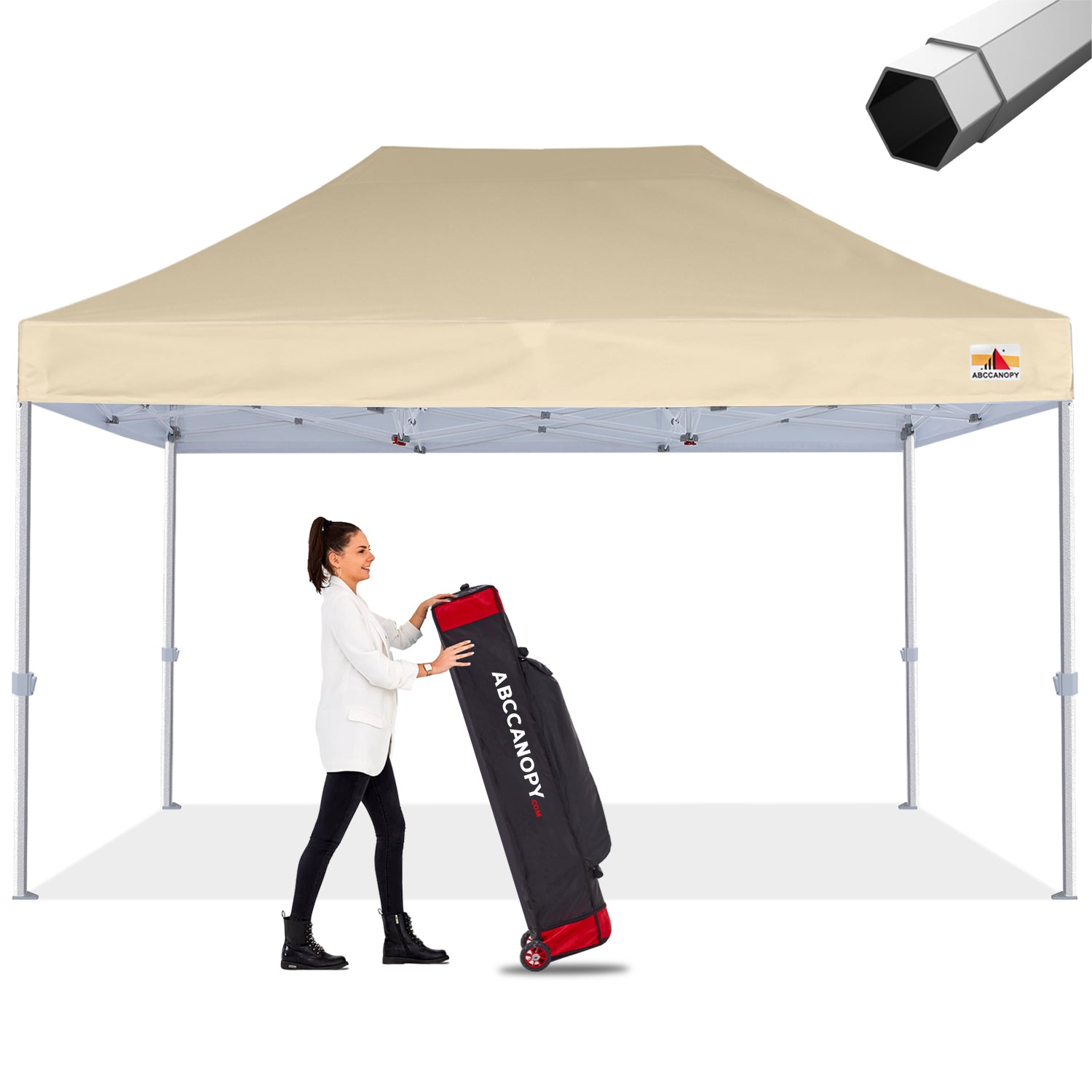 ABCCANOPY S2 Premium Heavy Duty 8x8/10x10/10x15/10x20 Pop Up Canopy Tent