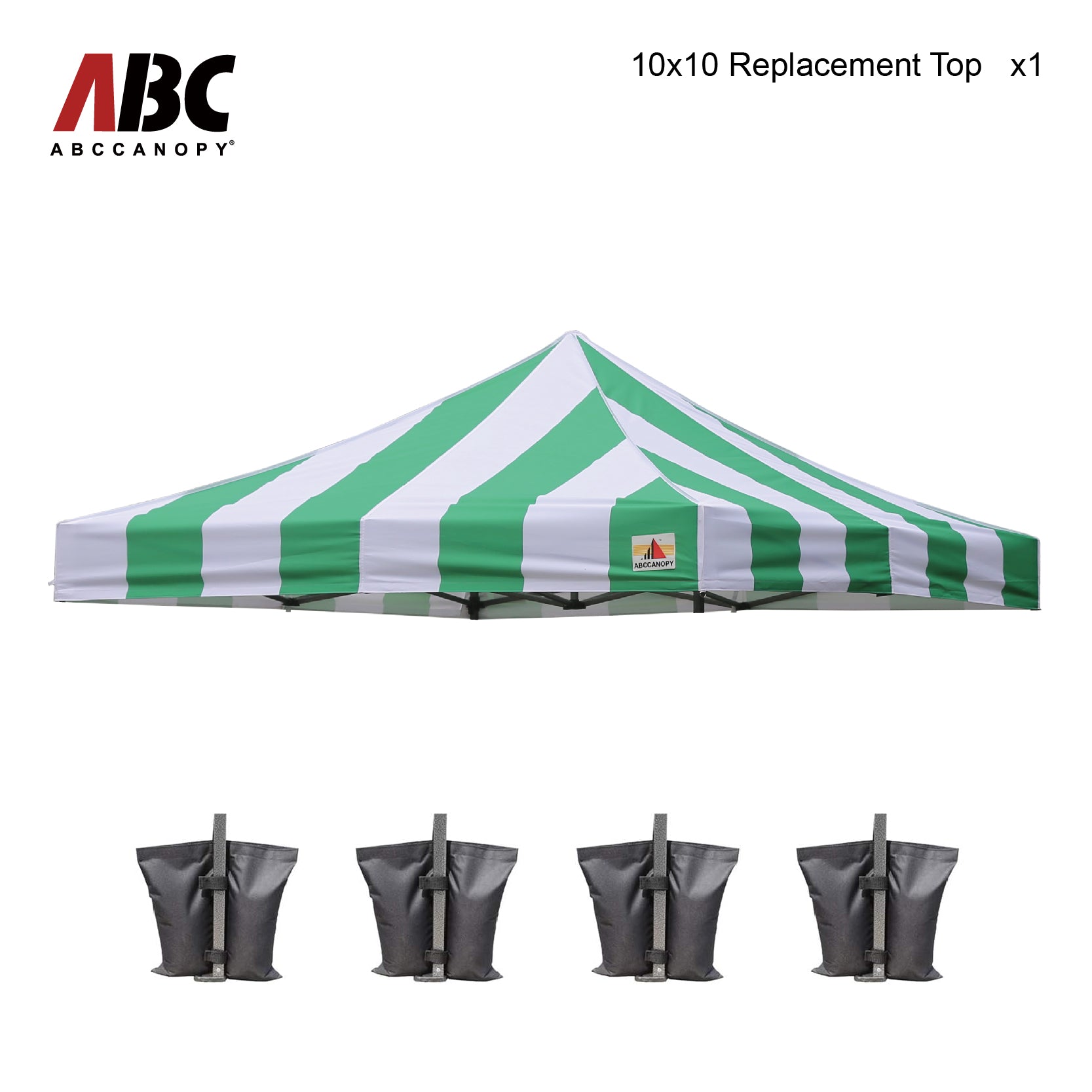 ABCCANOPY Replacement Top Cover for 8x8/10x10/10x15/10x20 Pop Up Canopy