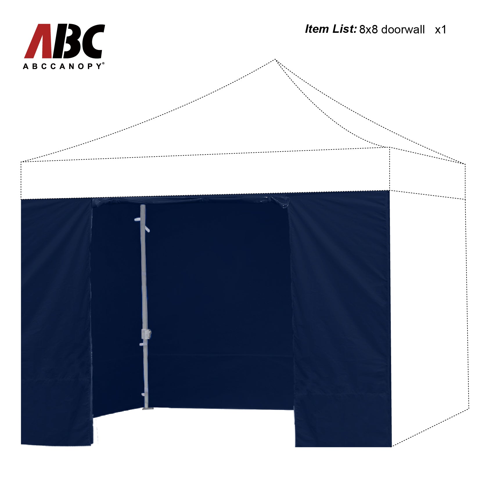 ABCCANOPY Canopy Accessories-Door wall Link for 8x8, 10x10, 10x15, 10x20  (Overseas)