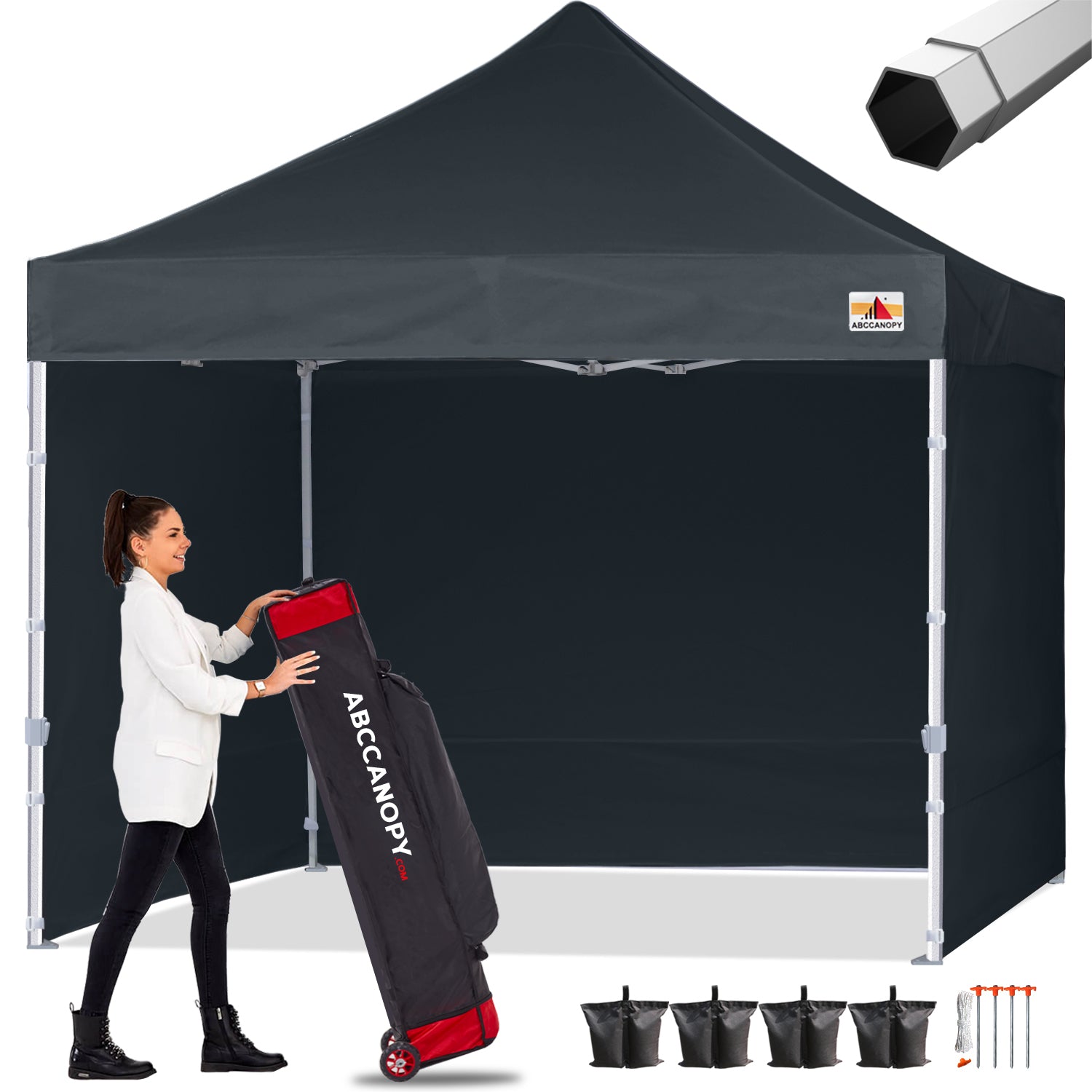 ABCCANOPY S2 Premium Heavy Duty 10x10/10x15/10x20 Canopy Tent with Sidewalls