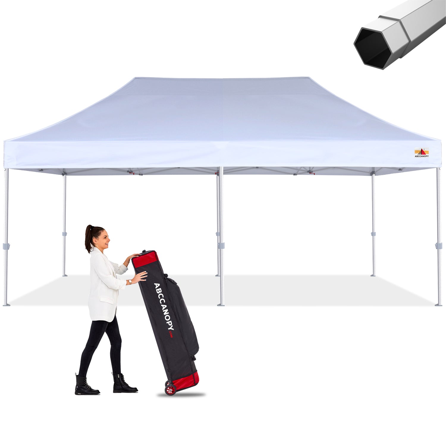 ABCCANOPY S2 Premium Heavy Duty 8x8/10x10/10x15/10x20 Pop Up Canopy Tent