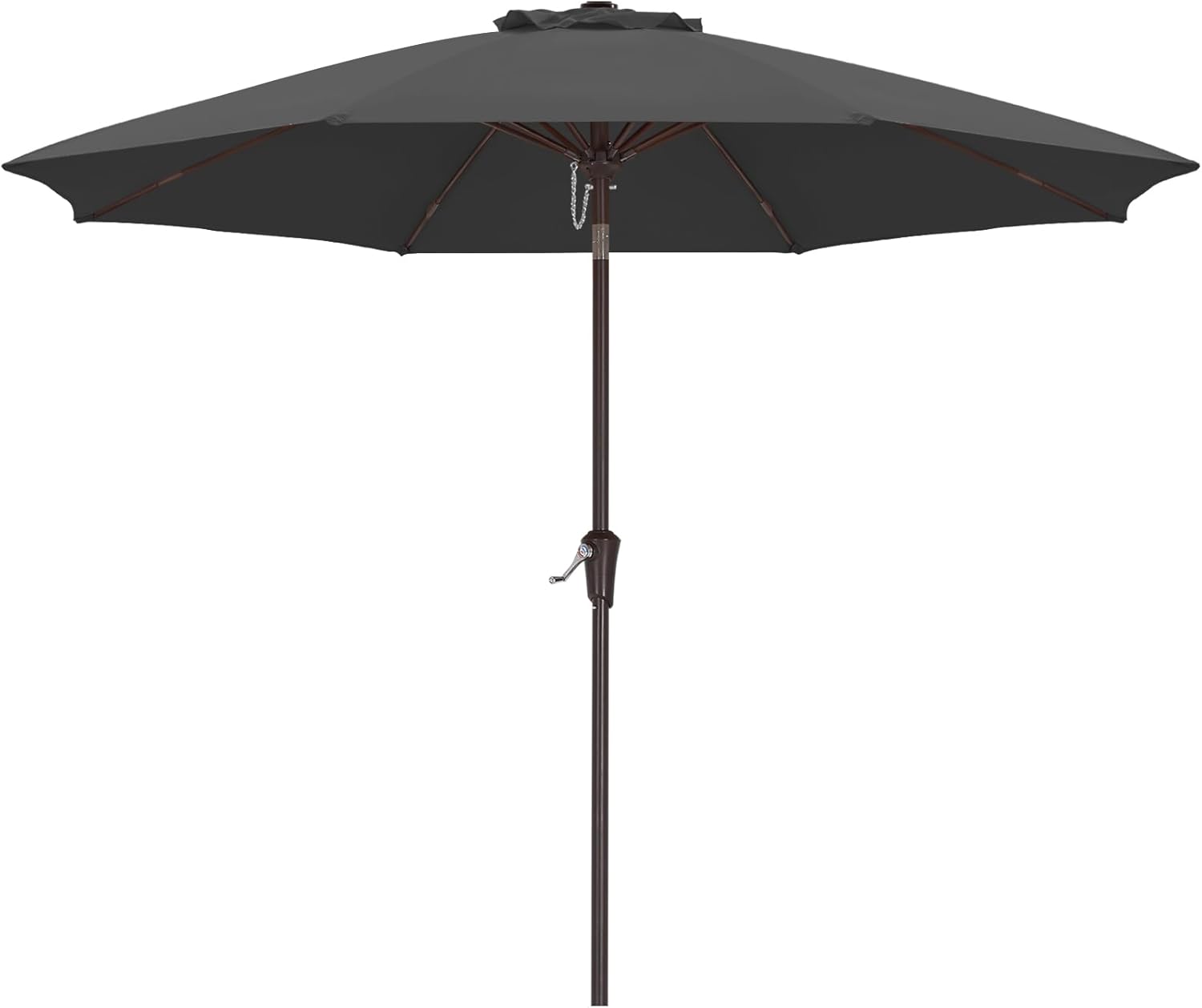 ABCCANOPY Outdoor Waterproof Table 8 Ribs Umbrella with Push Button Tilt and Crank