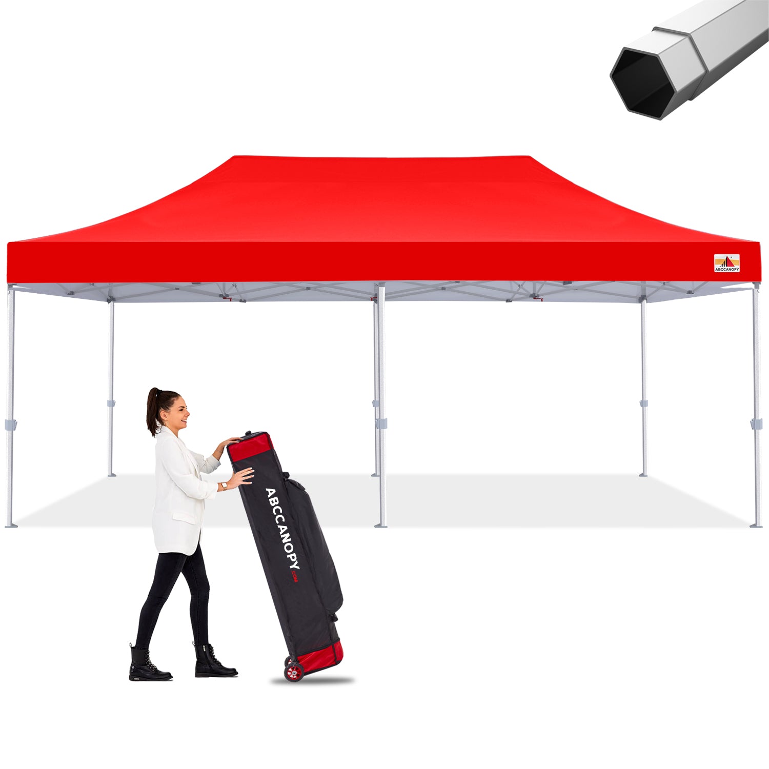 ABCCANOPY S2 Premium Heavy Duty 8x8/10x10/10x15/10x20 Pop Up Canopy Tent