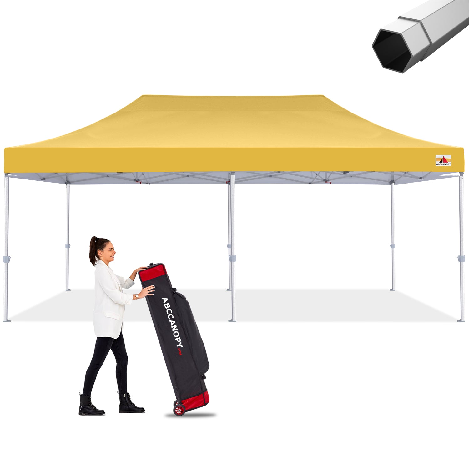 ABCCANOPY S2 Premium Heavy Duty 8x8/10x10/10x15/10x20 Pop Up Canopy Tent