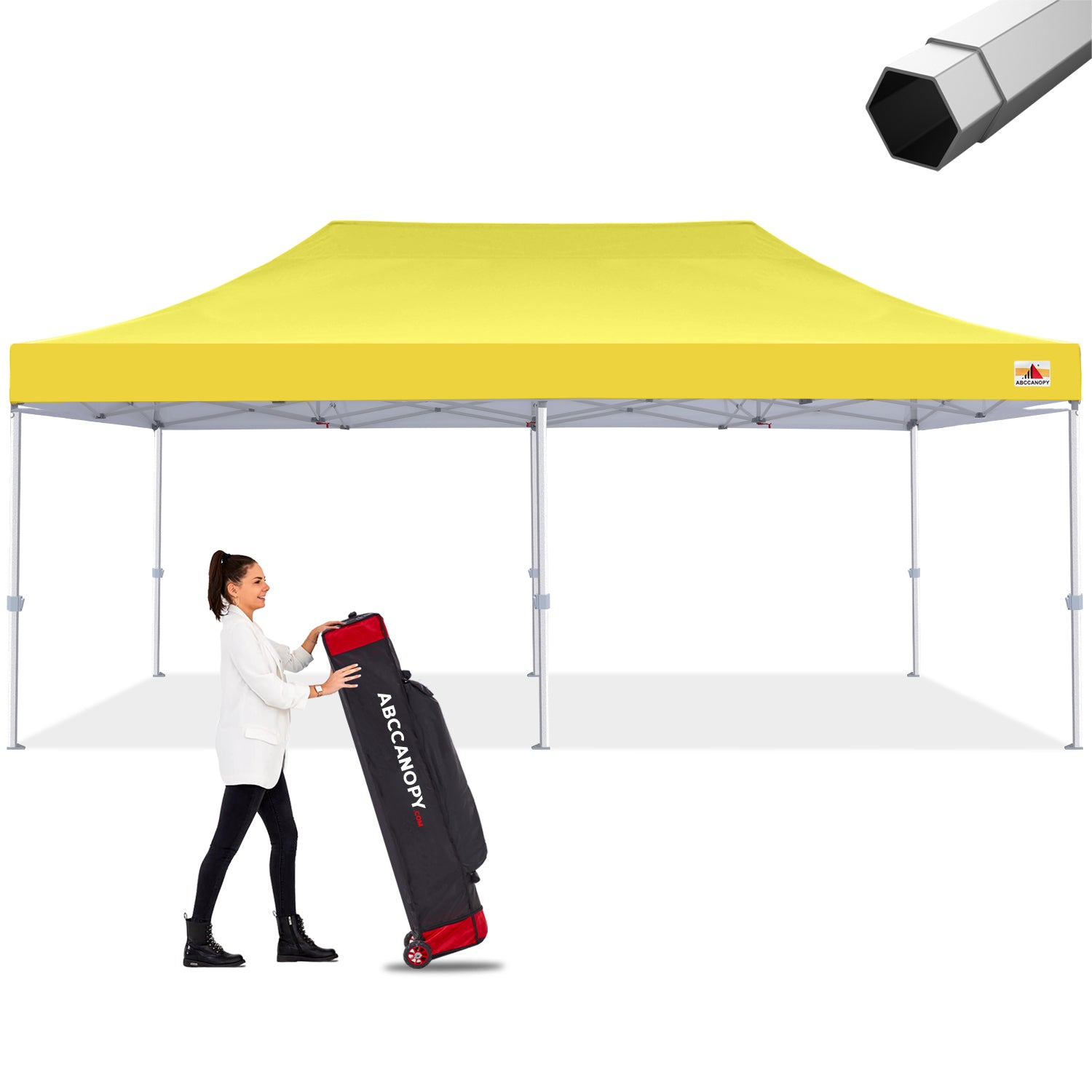 ABCCANOPY S2 Premium Heavy Duty 8x8/10x10/10x15/10x20 Pop Up Canopy Tent