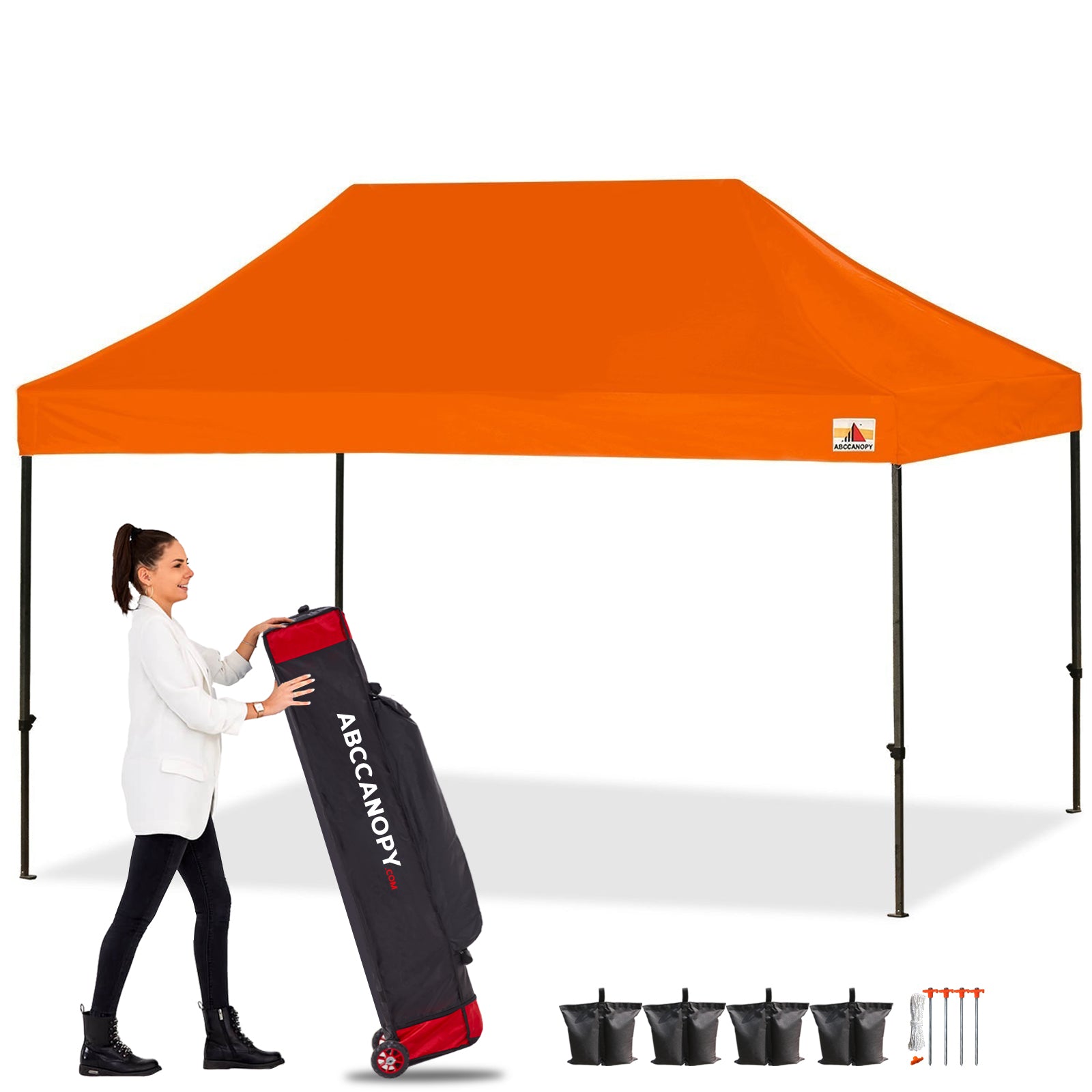 ABCCANOPY S1 Commercial Durable Easy Pop Up Canopy Tent 10x10/10x15/10x20 Instant Shelter