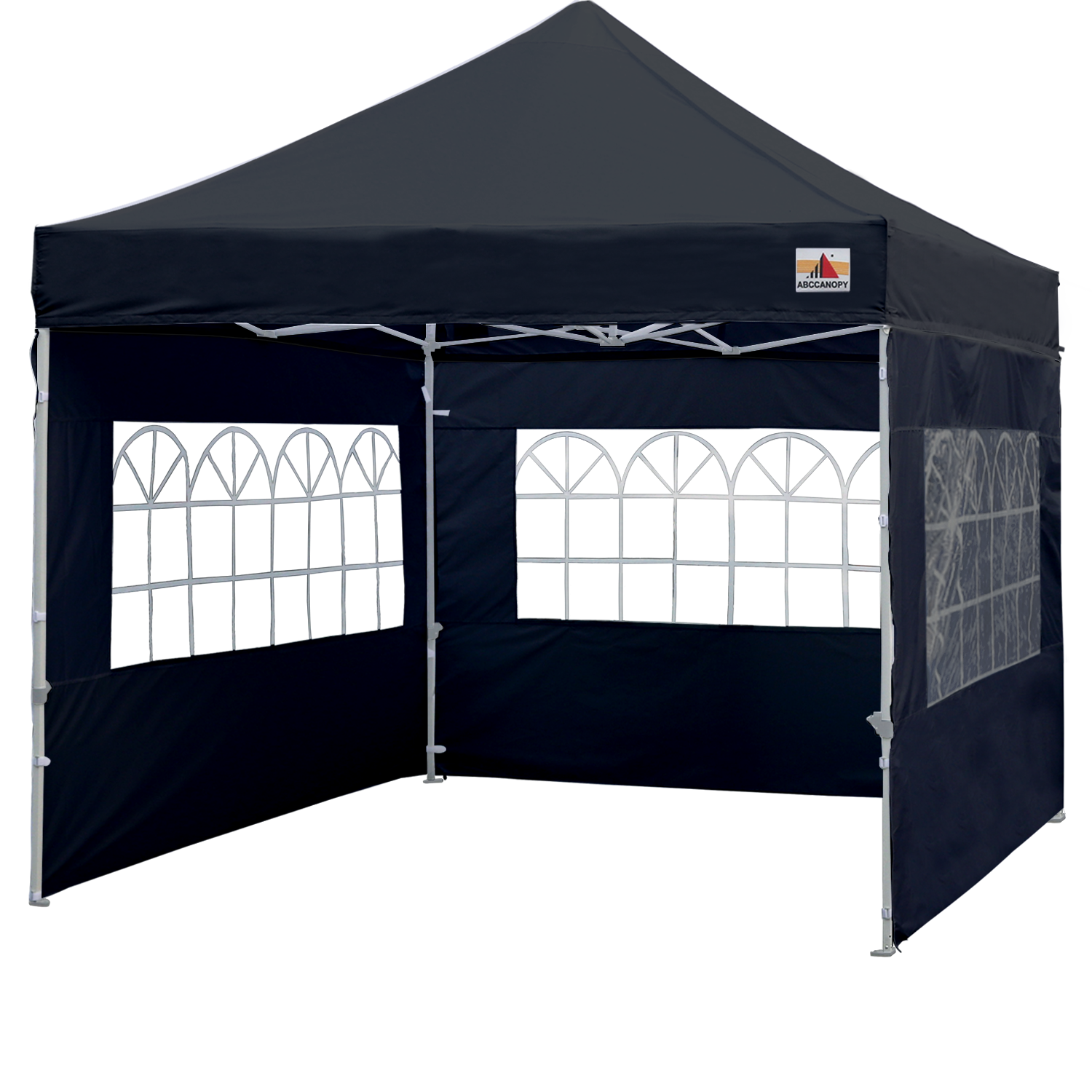 ABCCANOPY Pop up Church Canopy Tent with Window Sidewalls for 8x8, 10x10, 10x15, 10x20 (S1 Commercial)