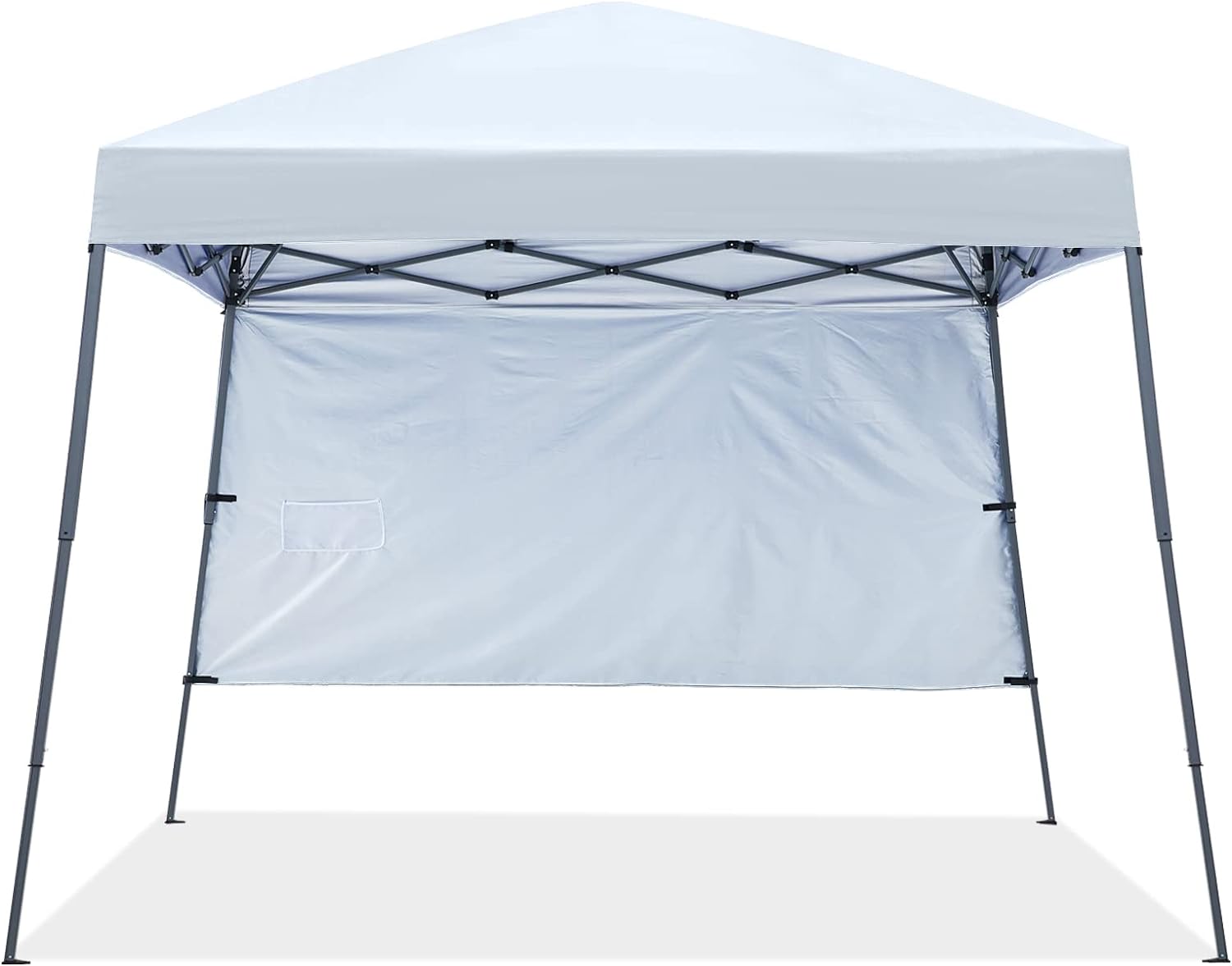 ABCCANOPY Outdoor Slant Beach Camping 10x10/8x8 Canopy Tent With 1 Sun Wall