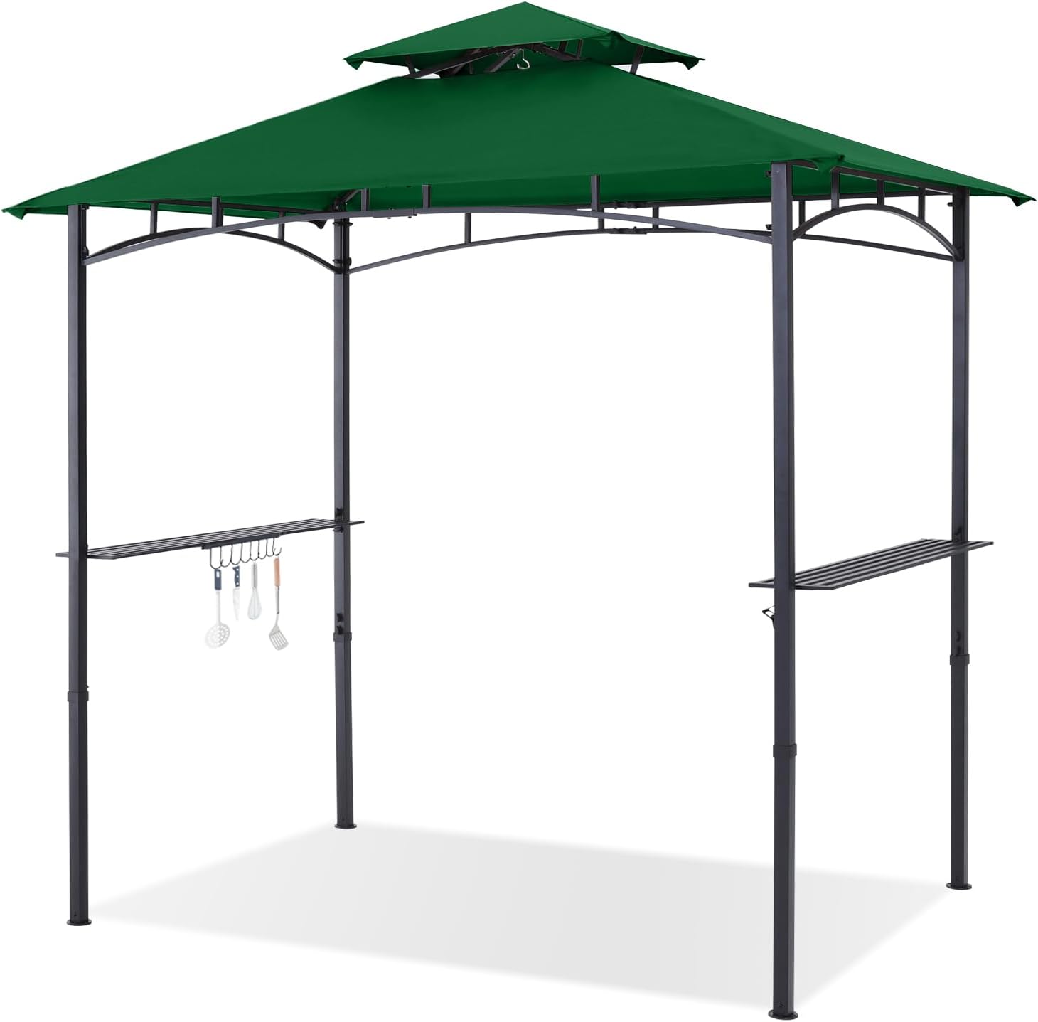 ABCCANOPY Outdoor 8x5 Grill Gazebo Shelter for BBQ with LED Light